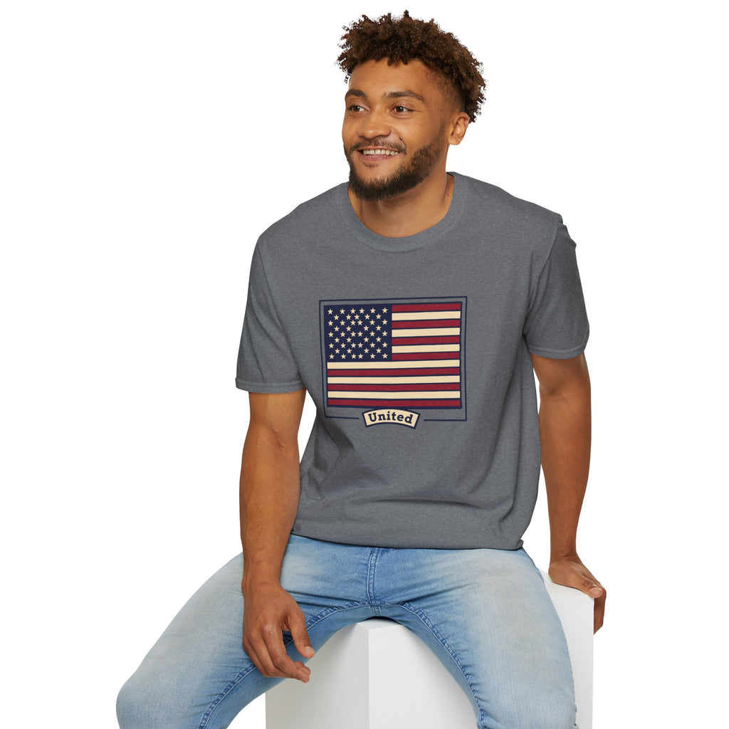 Men and Women - Regular Fit - American Flag and George Washington