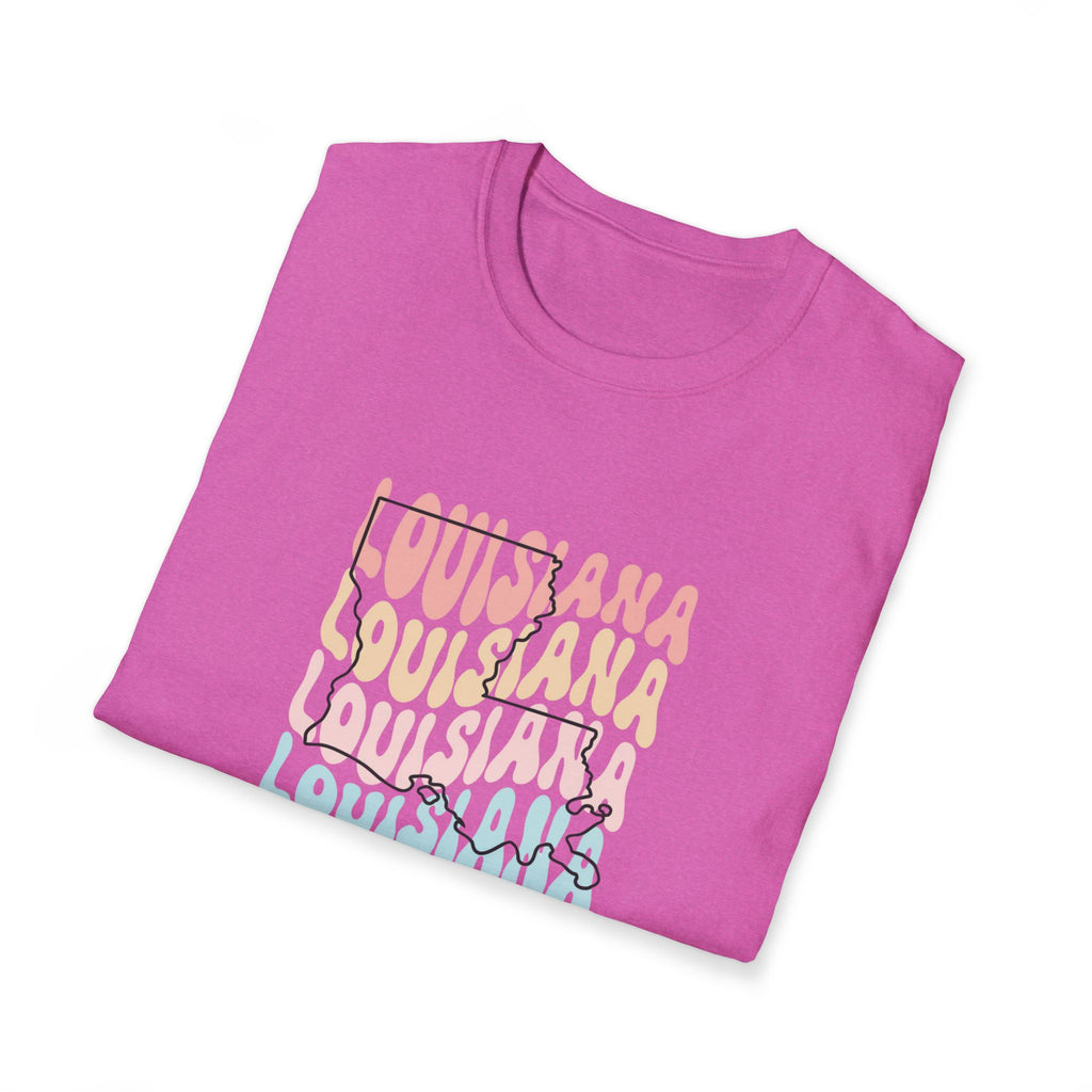 Womens Soft Relaxed Tee - Louisiana