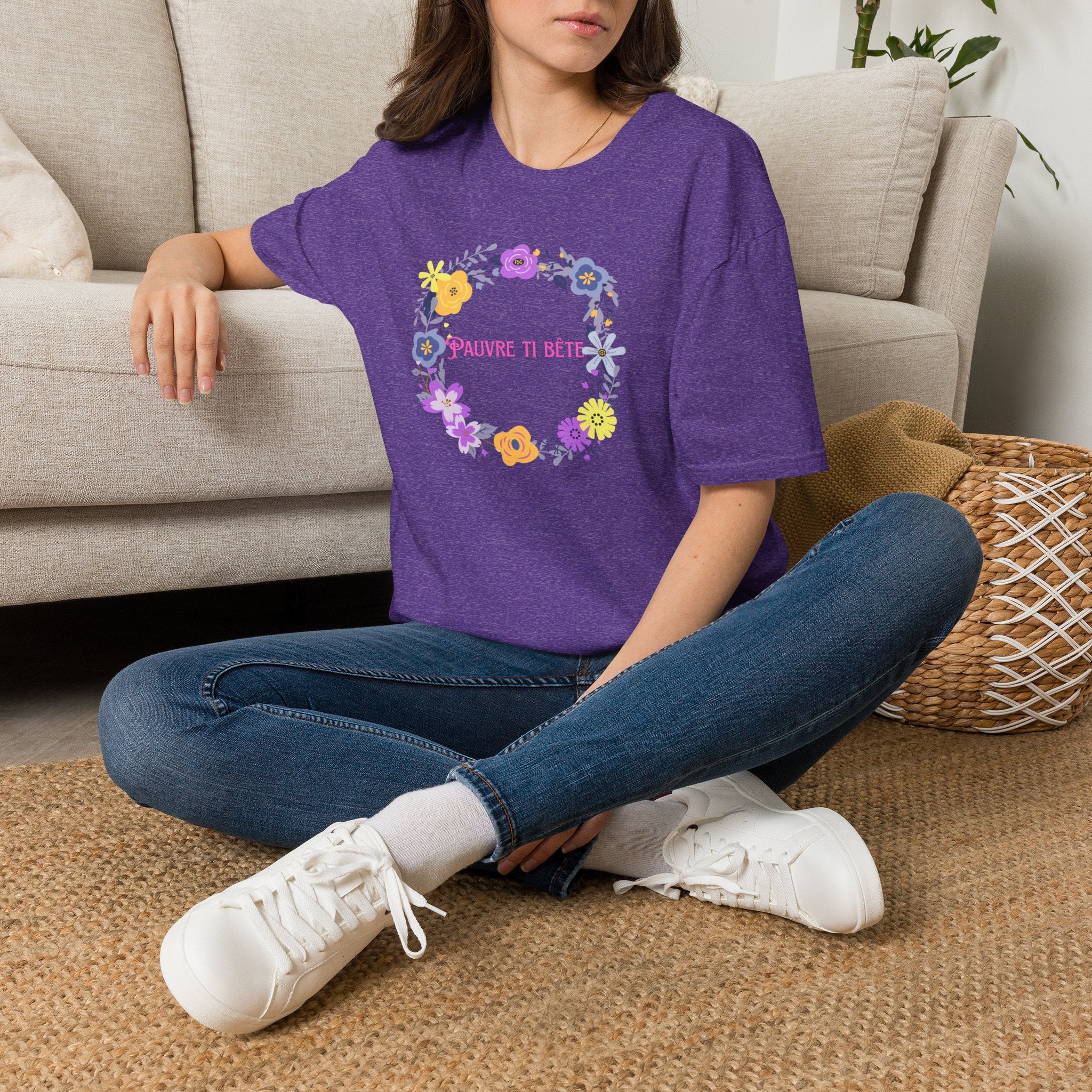 Ladies More Relaxed Soft T Shirt - Pauvre ti bête