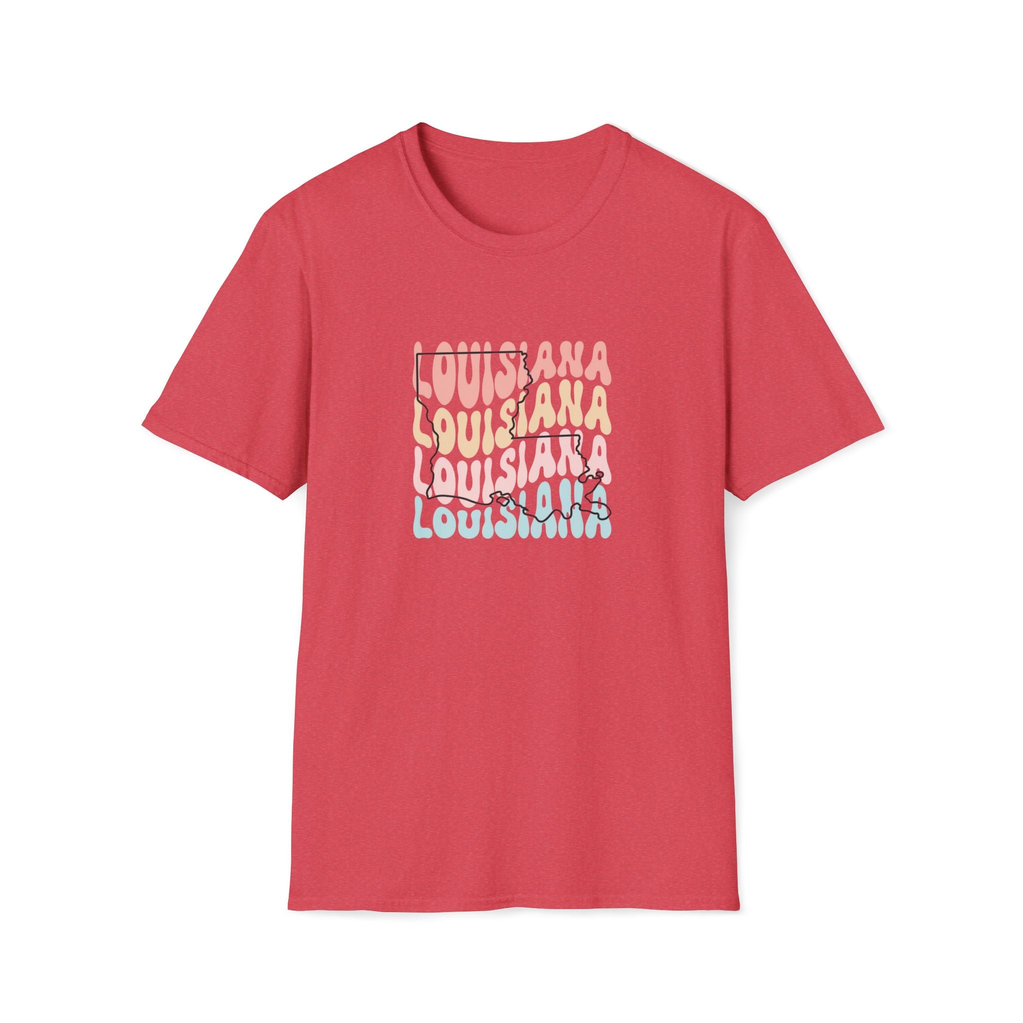 Womens Soft Relaxed Tee - Louisiana