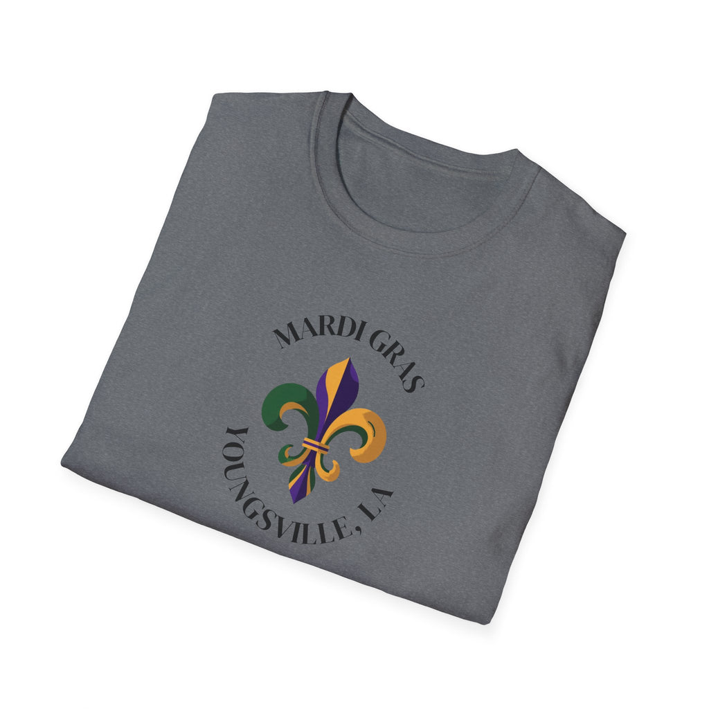 Relaxed Soft T Shirt-  Men and Woman Mardi Gras Youngsville La