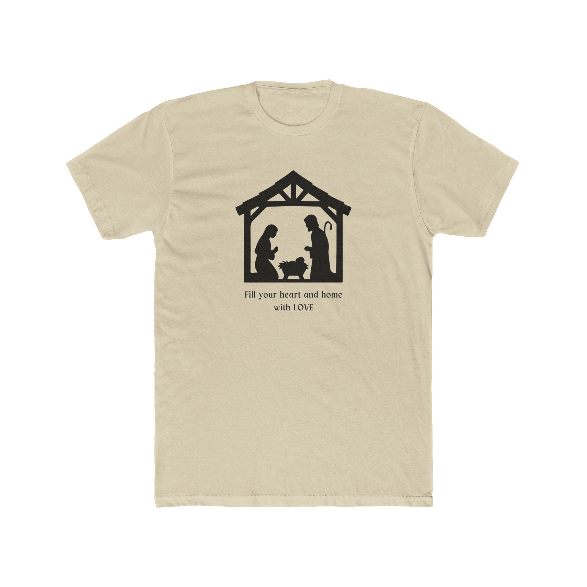 Men & Women Relaxed Tee Soft - Manger  Home and Heart