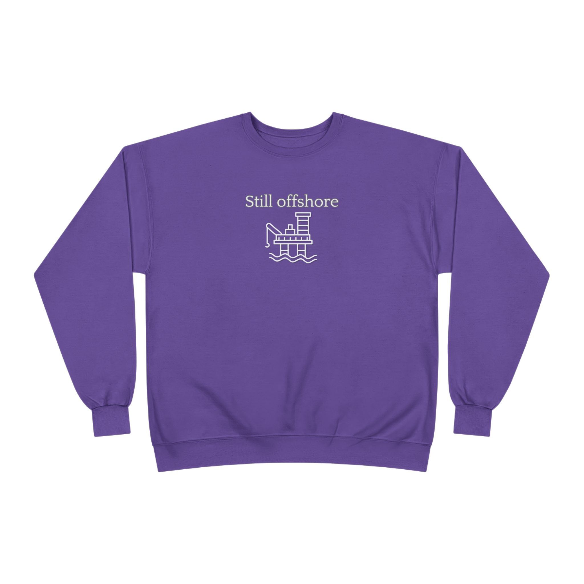Relaxed Soft Ladies Sweatshirt - He's Offshore - oilfield