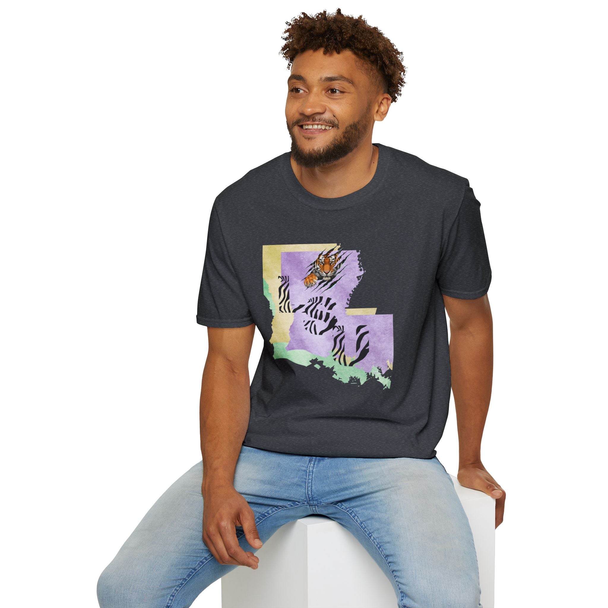Mens Soft and Relaxed T Shirt - LSU Tigers
