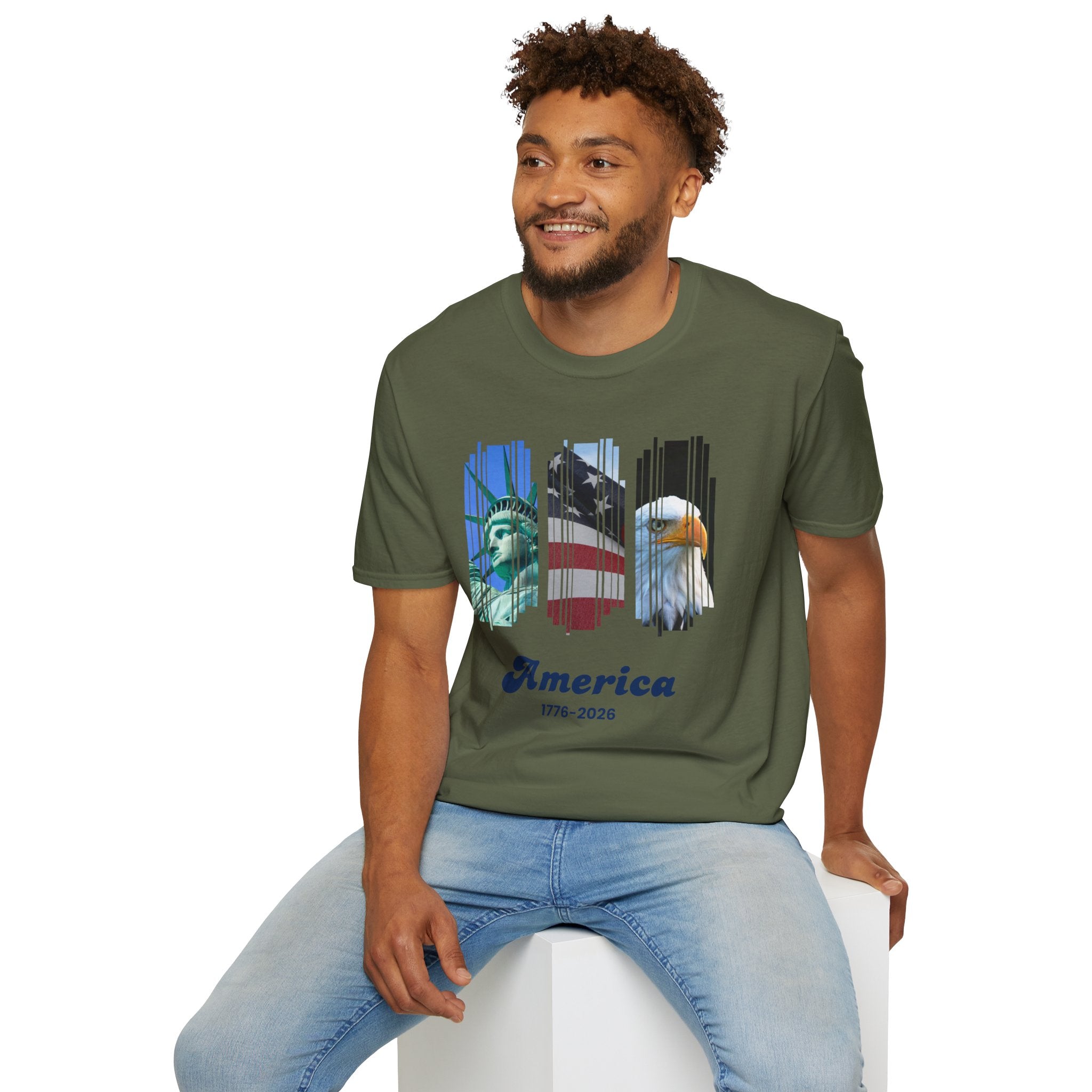Relaxed Soft Tee - Men and Women - America