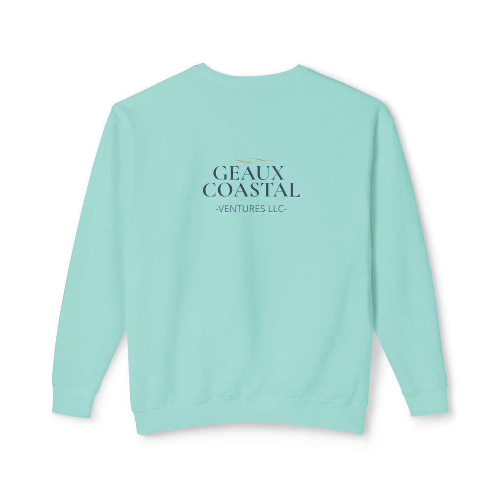 Ladies Lightweight Crewneck Sweatshirt - Champagne is addicted to me