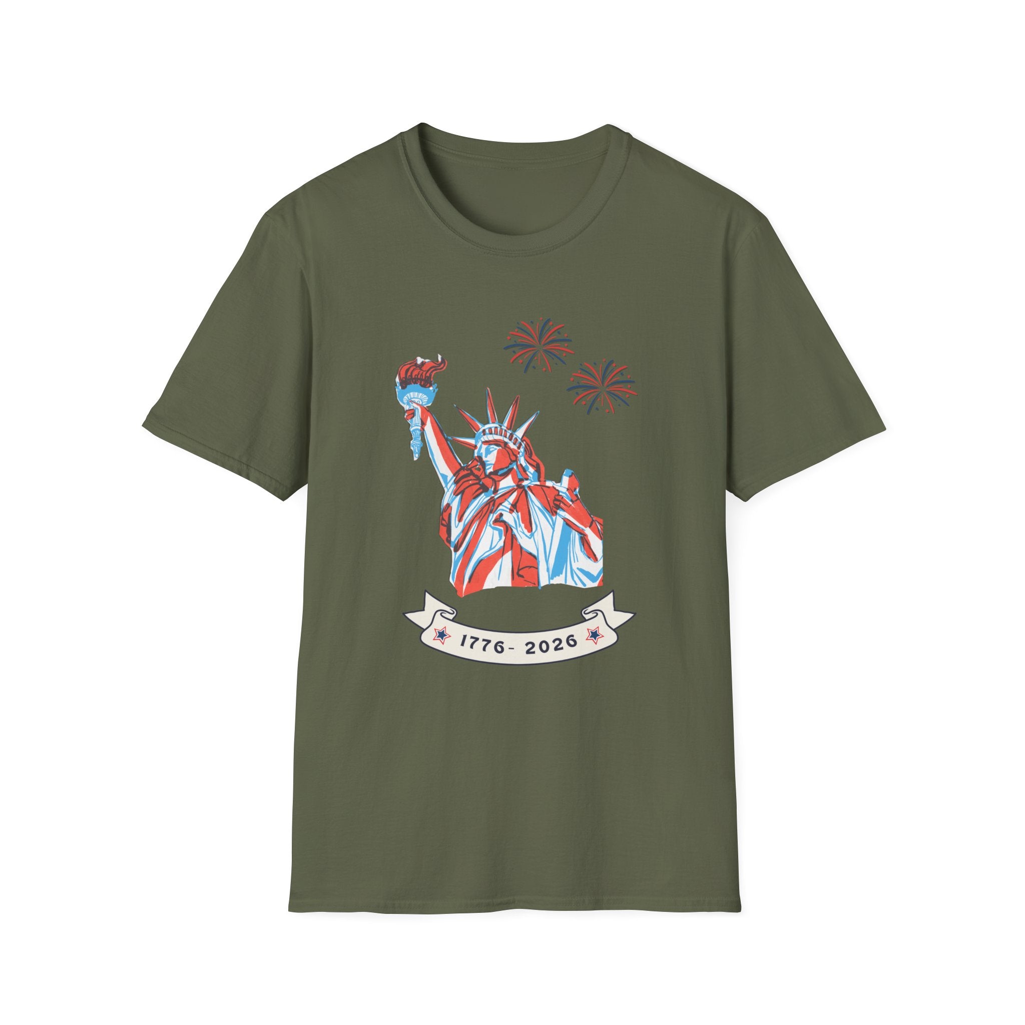 Relaxed Soft Tee- Men & Women - Statue of Liberty 250