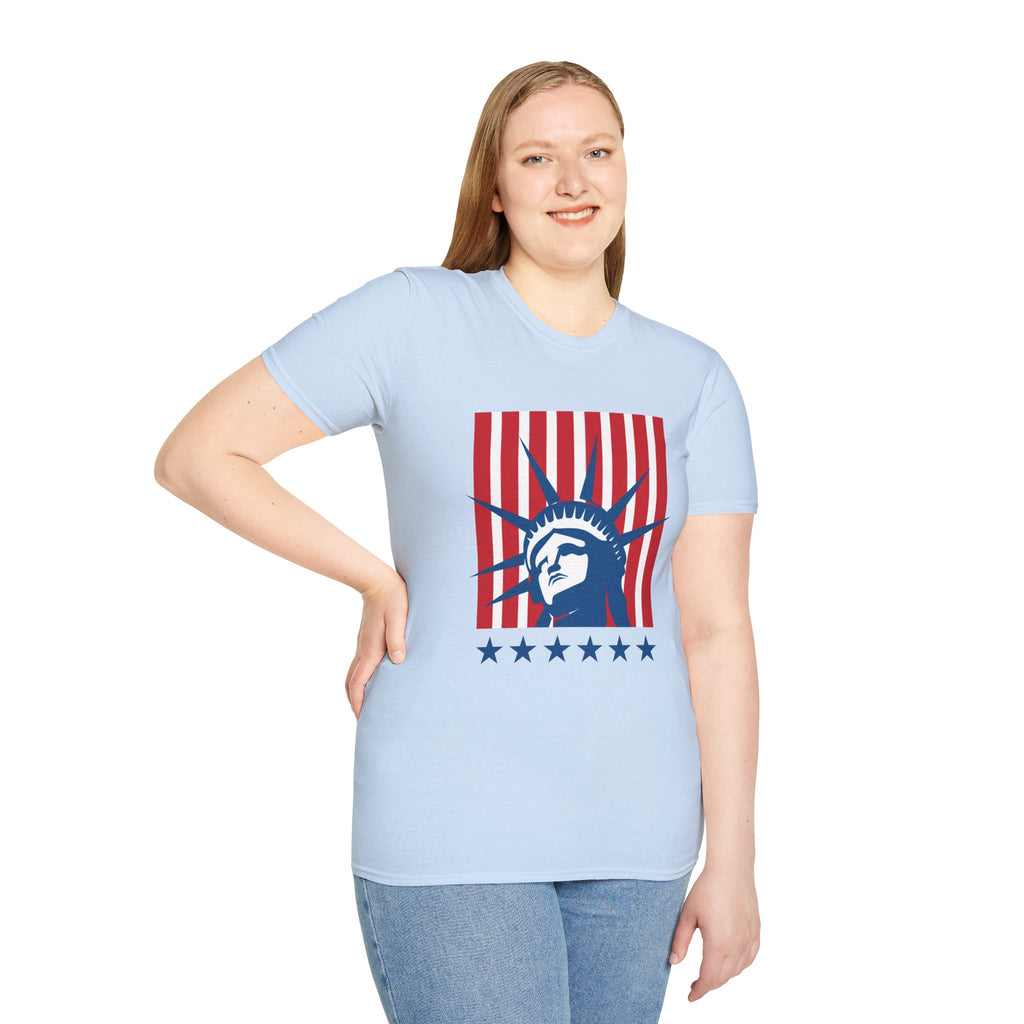 Relaxed Tee for Men & Women- Statue of Liberty