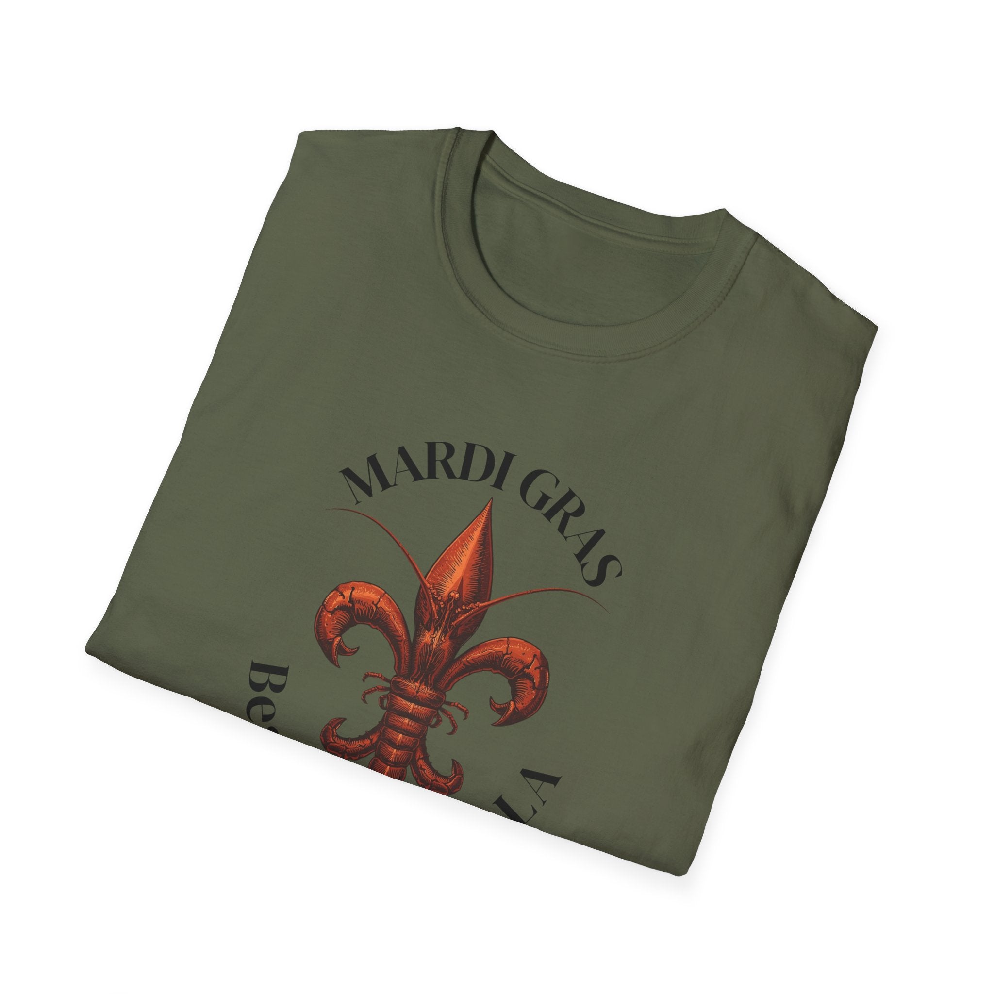 relaxed mens tee - beaux bridge mardi gras