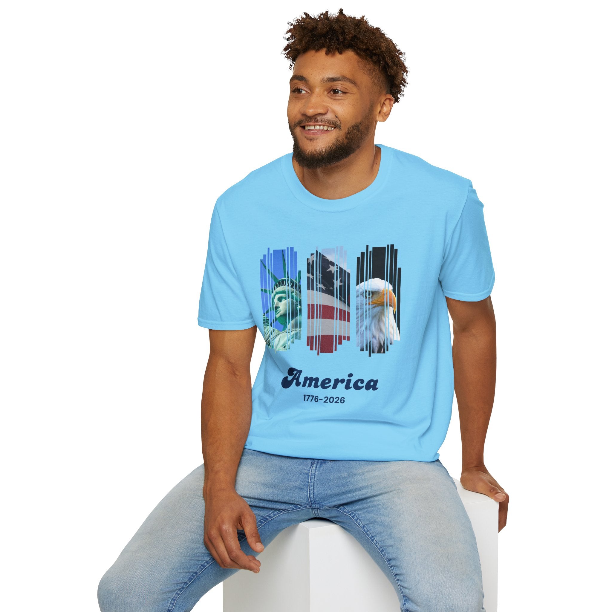 Relaxed Soft Tee - Men and Women - America
