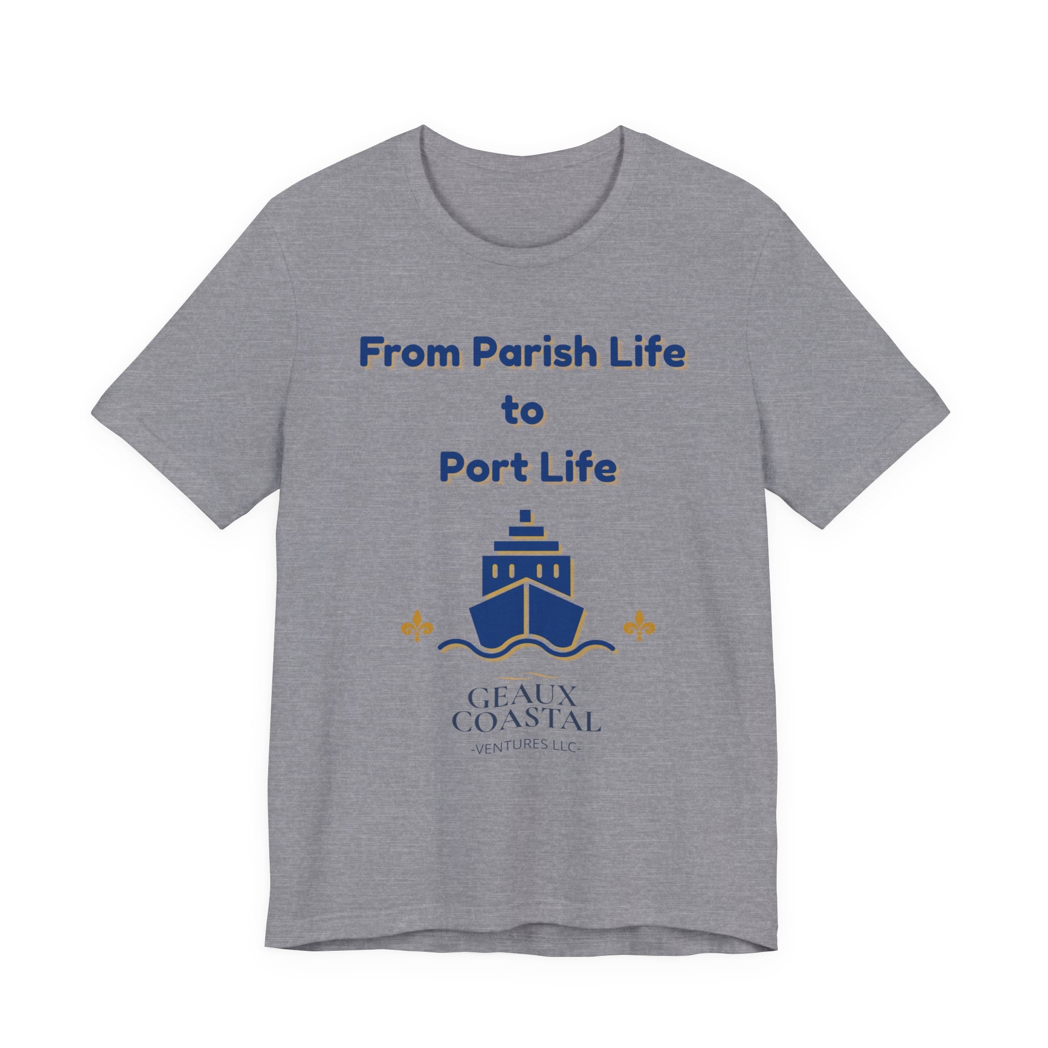 Men or Women Relaxed T Shirt - Parish and Port Cruise T Shirt