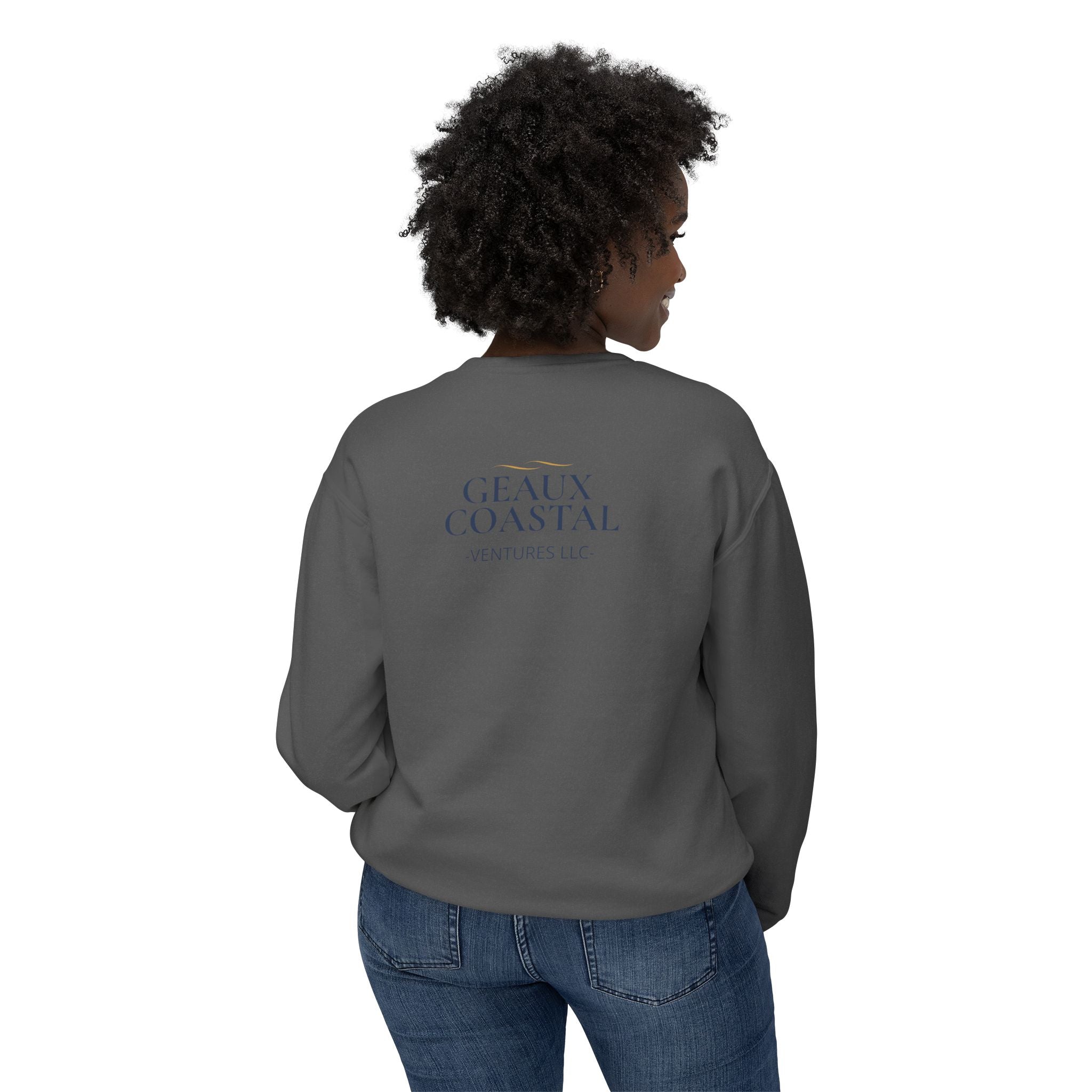 Woman's Lightweight Crewneck Sweatshirt - Soft and Relaxed - Adjust your crown