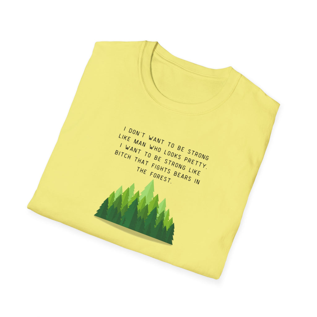 Women's Soft Relaxed Tee - Strong Women - bear