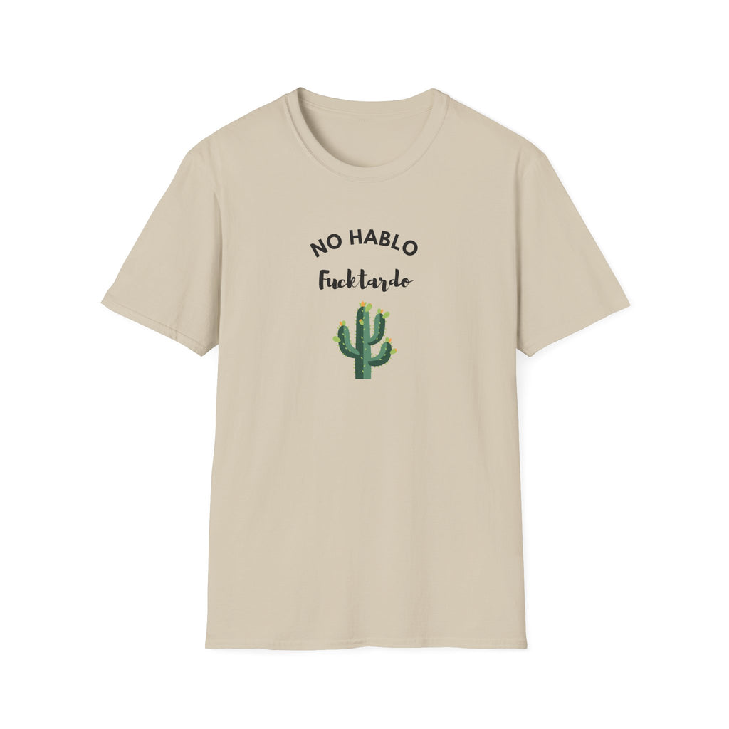 Relaxed Tee - Men & Women - No Hablo with 1 Cactus