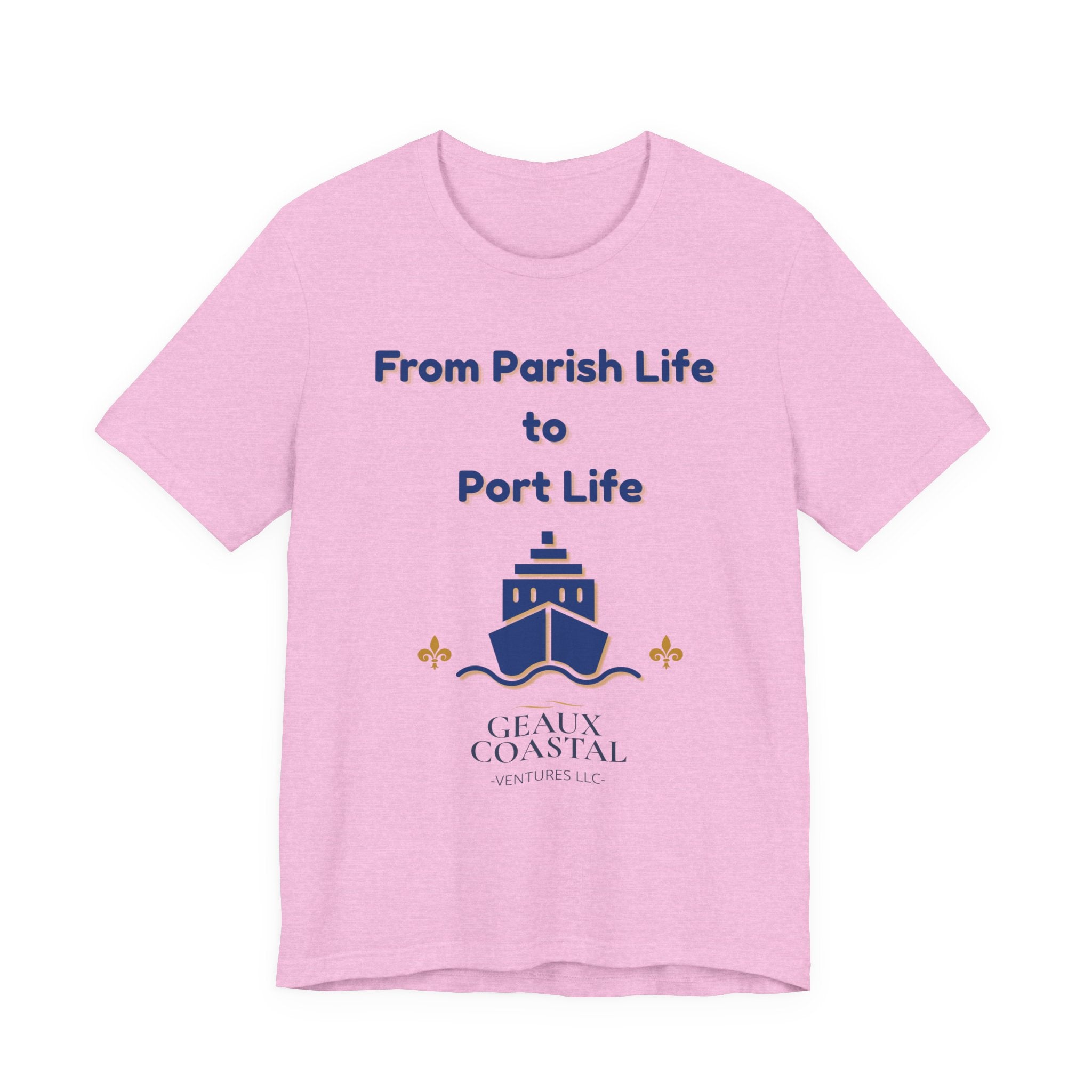 Men or Women Relaxed T Shirt - Parish and Port Cruise T Shirt