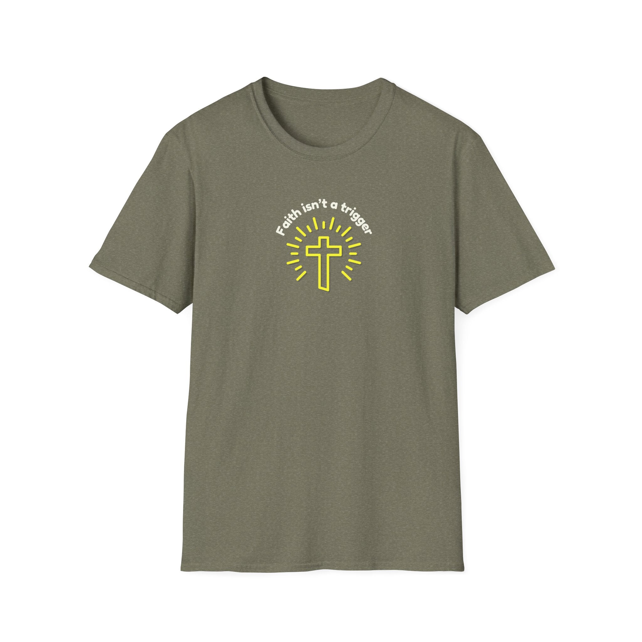 Men's Soft Relaxed tee - Faith isn't a trigger