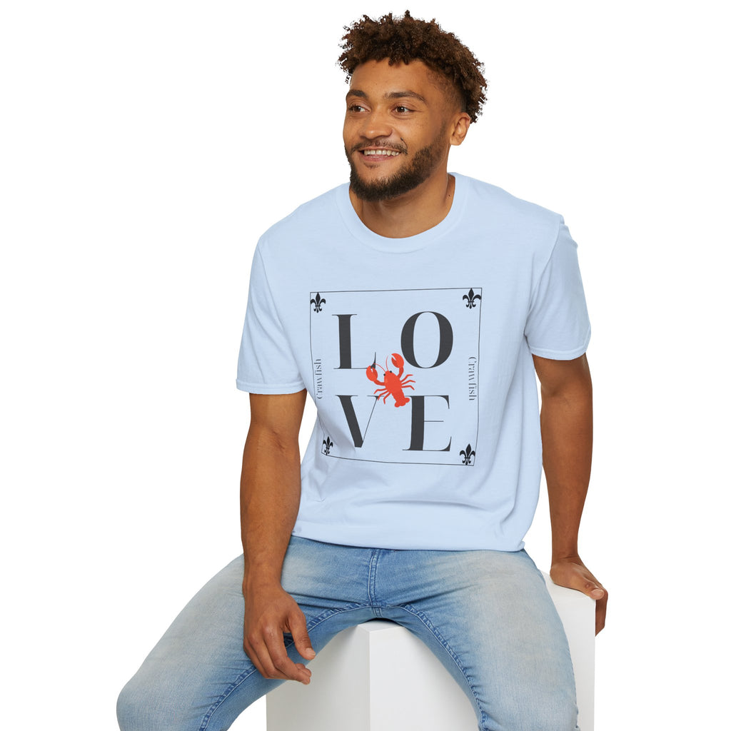 Unisex Soft Relaxed Tee - Crawfish Love (Men & Women)