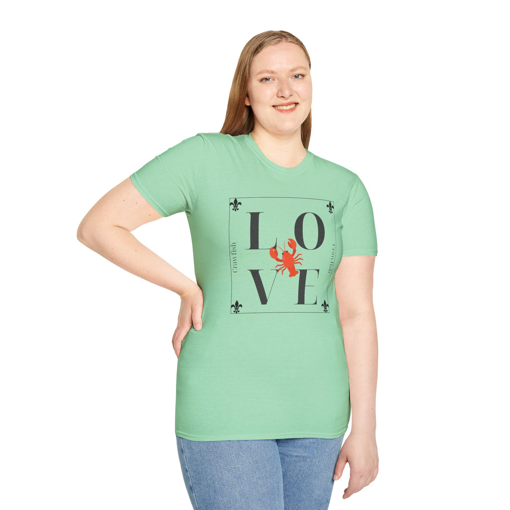 Unisex Soft Relaxed Tee - Crawfish Love (Men & Women)