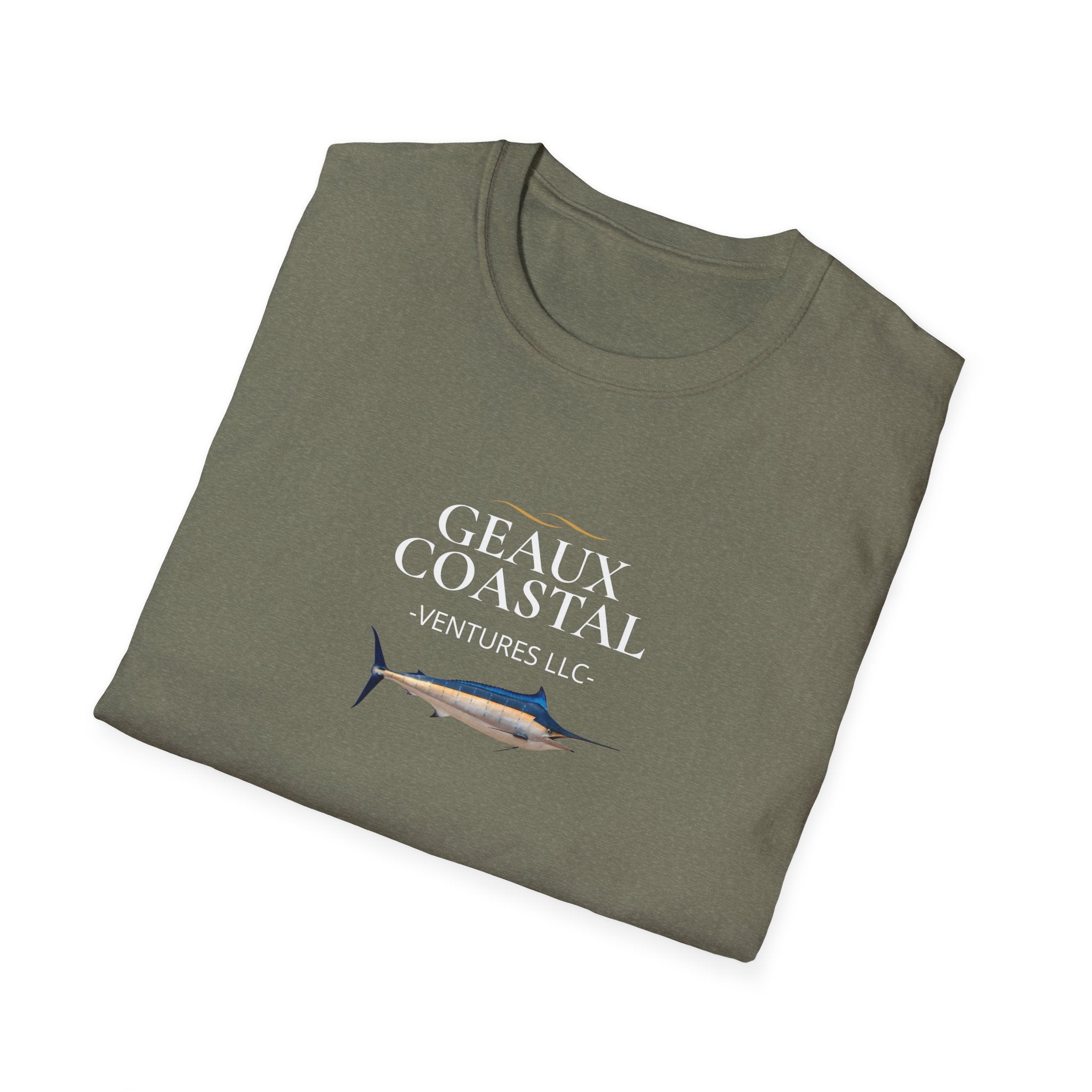 Soft Relaxed Mens Geaux Coastal Marlin Tee