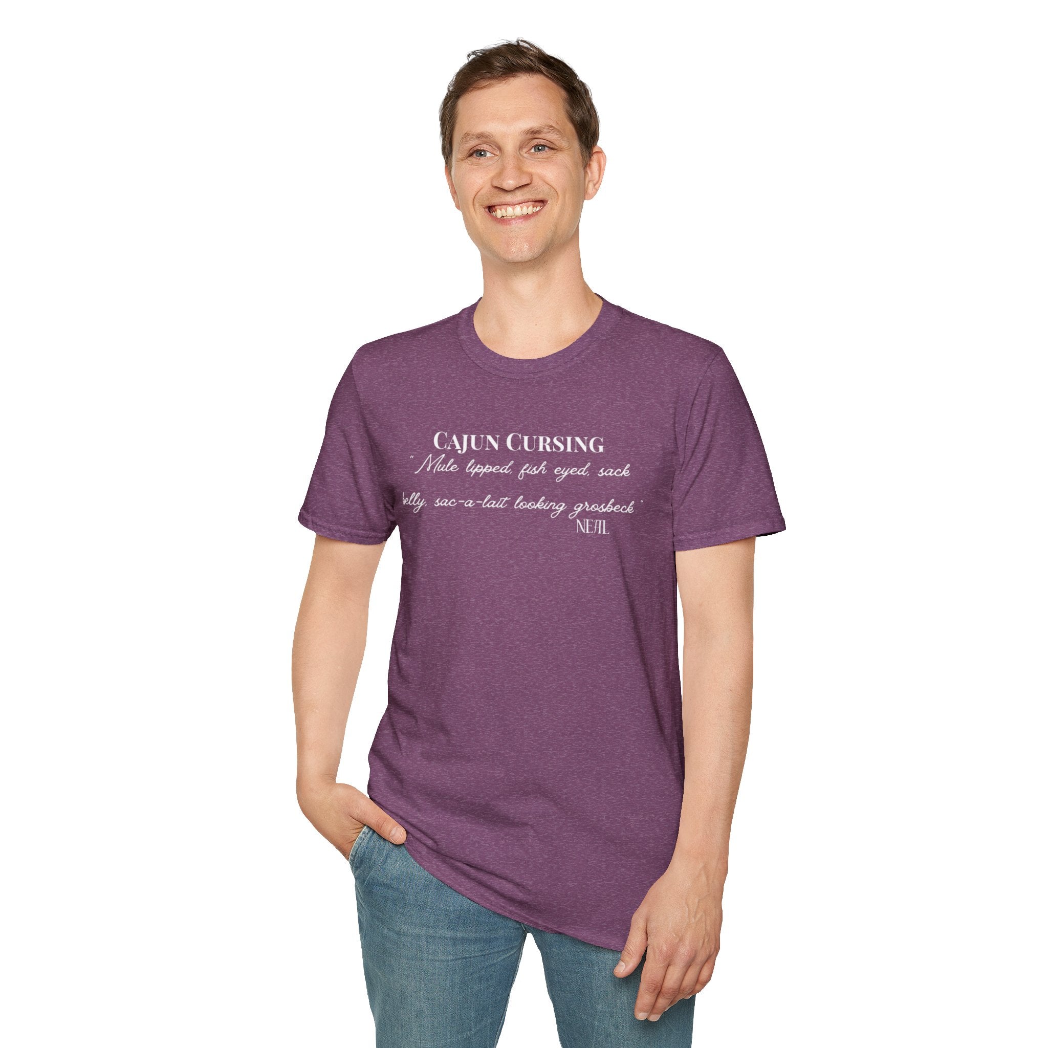 Men's Soft Tee - Relaxed Fit - Cajun Cursing