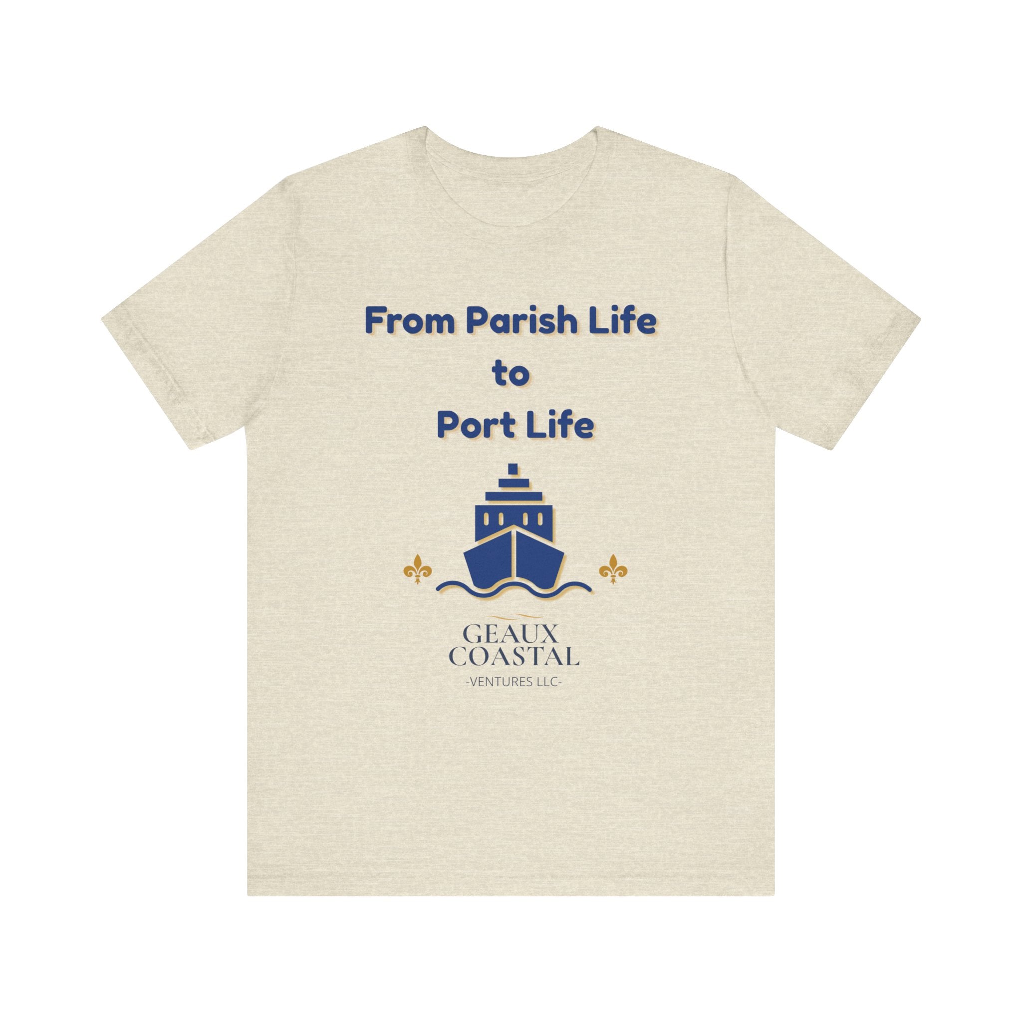 Men or Women Relaxed T Shirt - Parish and Port Cruise T Shirt