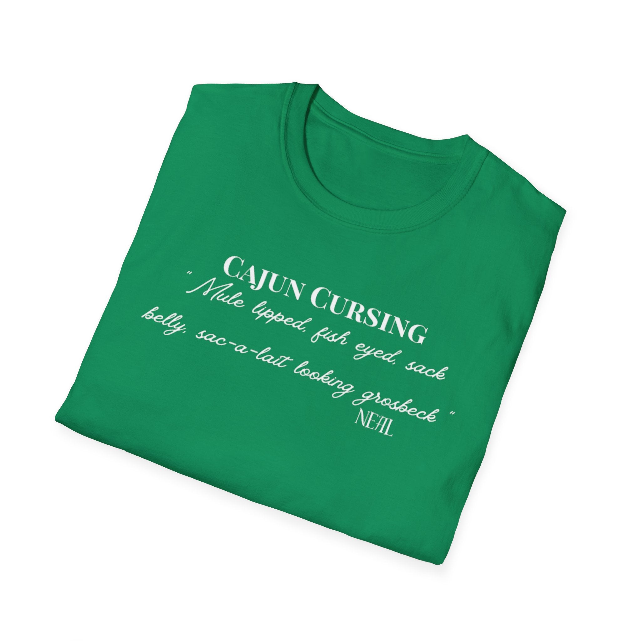 Men's Soft Tee - Relaxed Fit - Cajun Cursing