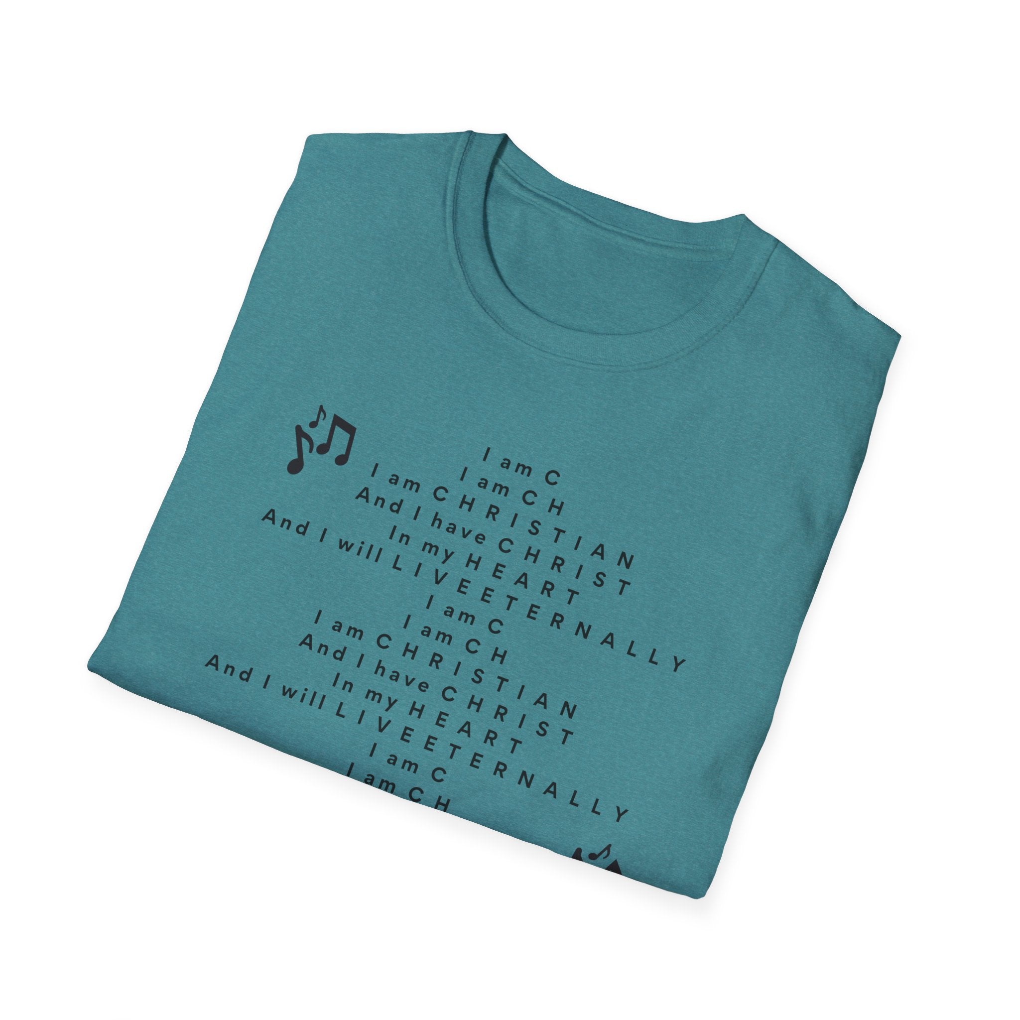 Men & Woman Softstyle T-Shirt - "C-h-r-i-s-t-i-a-n" "Song"
