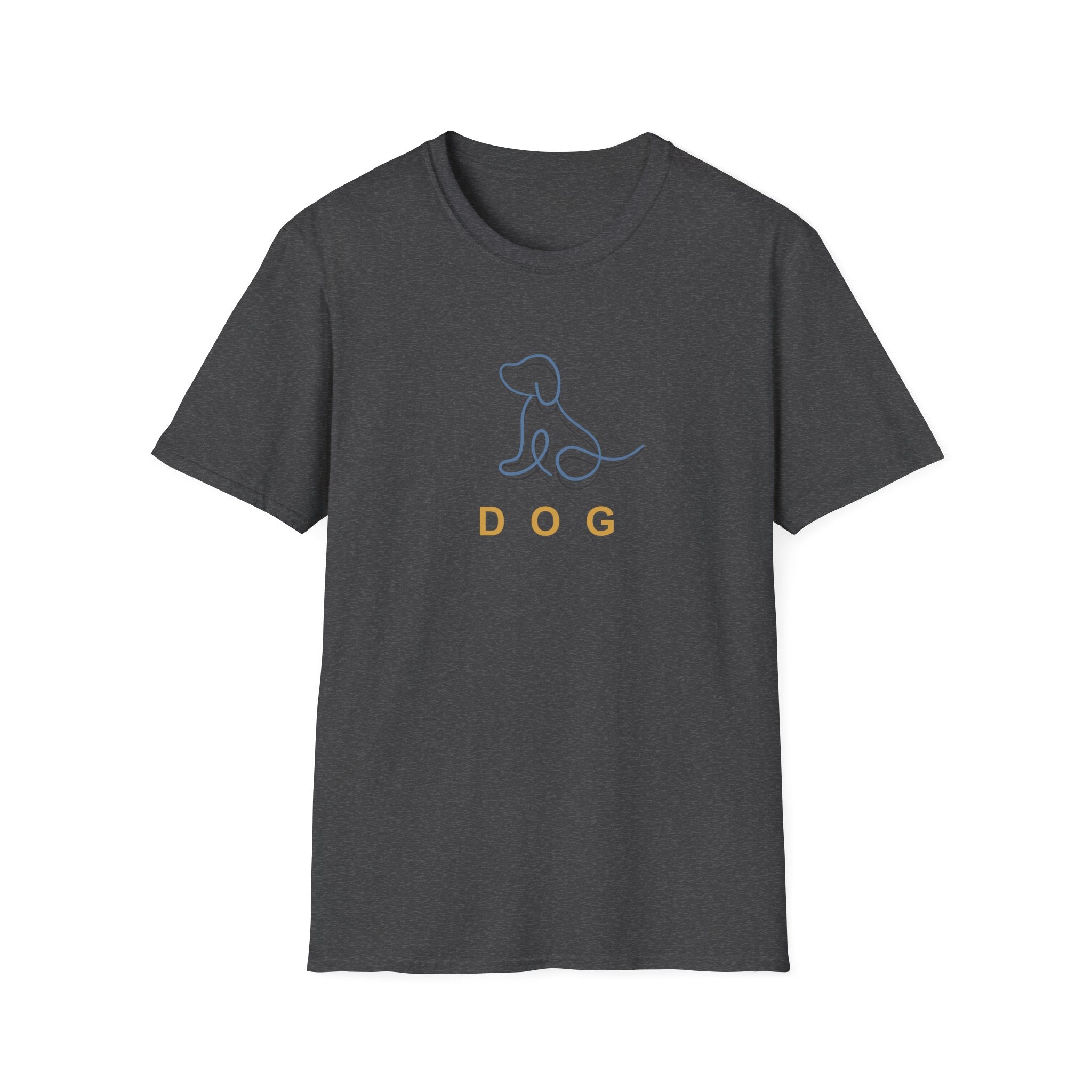 Men and Women Dog Soft Relaxed T Shirt