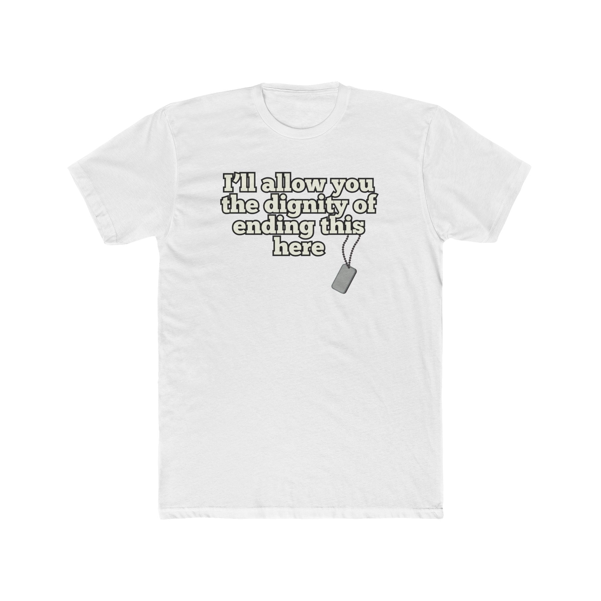 Men's Soft Cotton Crew Tee - End it Here