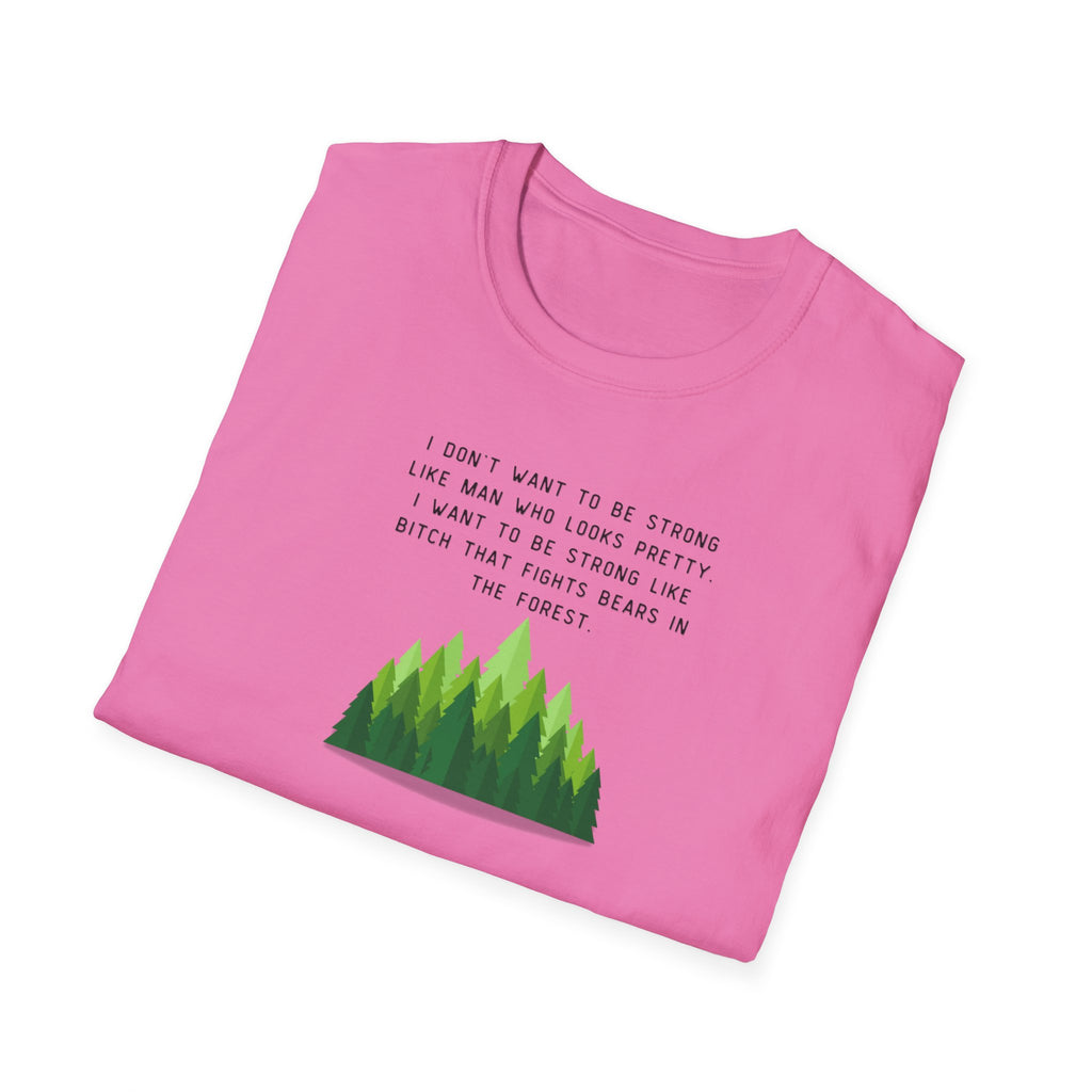 Women's Soft Relaxed Tee - Strong Women - bear