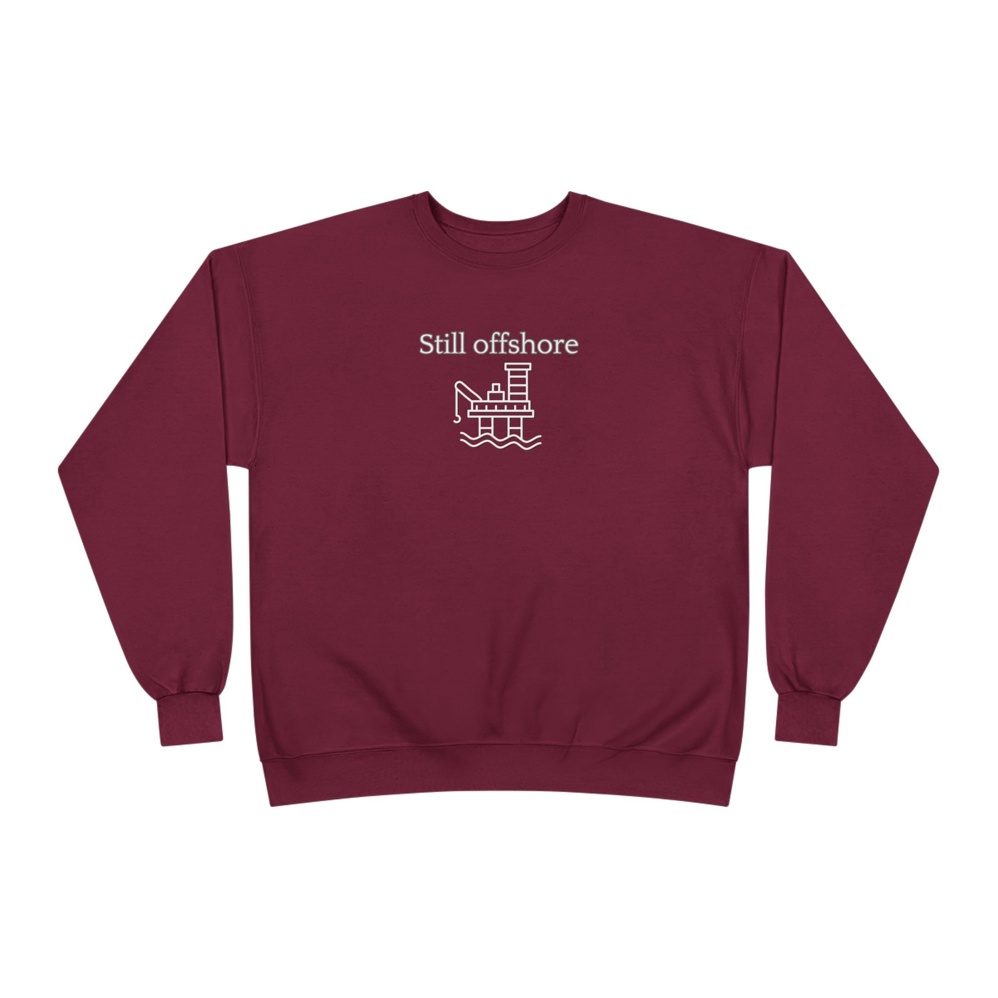 Relaxed Soft Ladies Sweatshirt - He's Offshore - oilfield