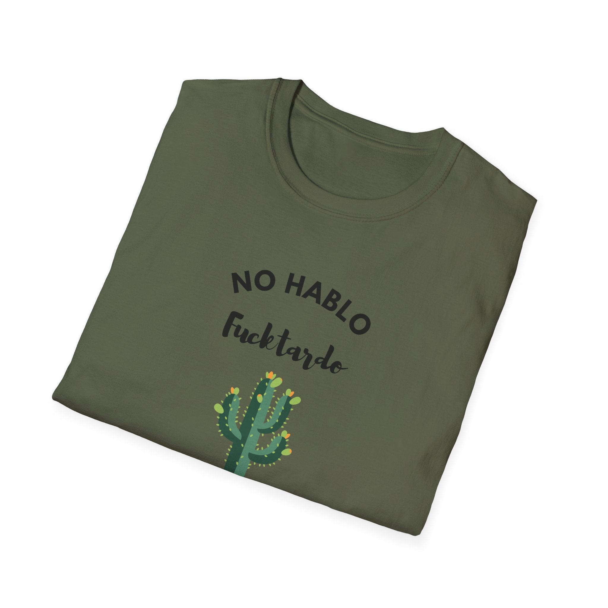 Relaxed Tee - Men & Women - No Hablo with 1 Cactus