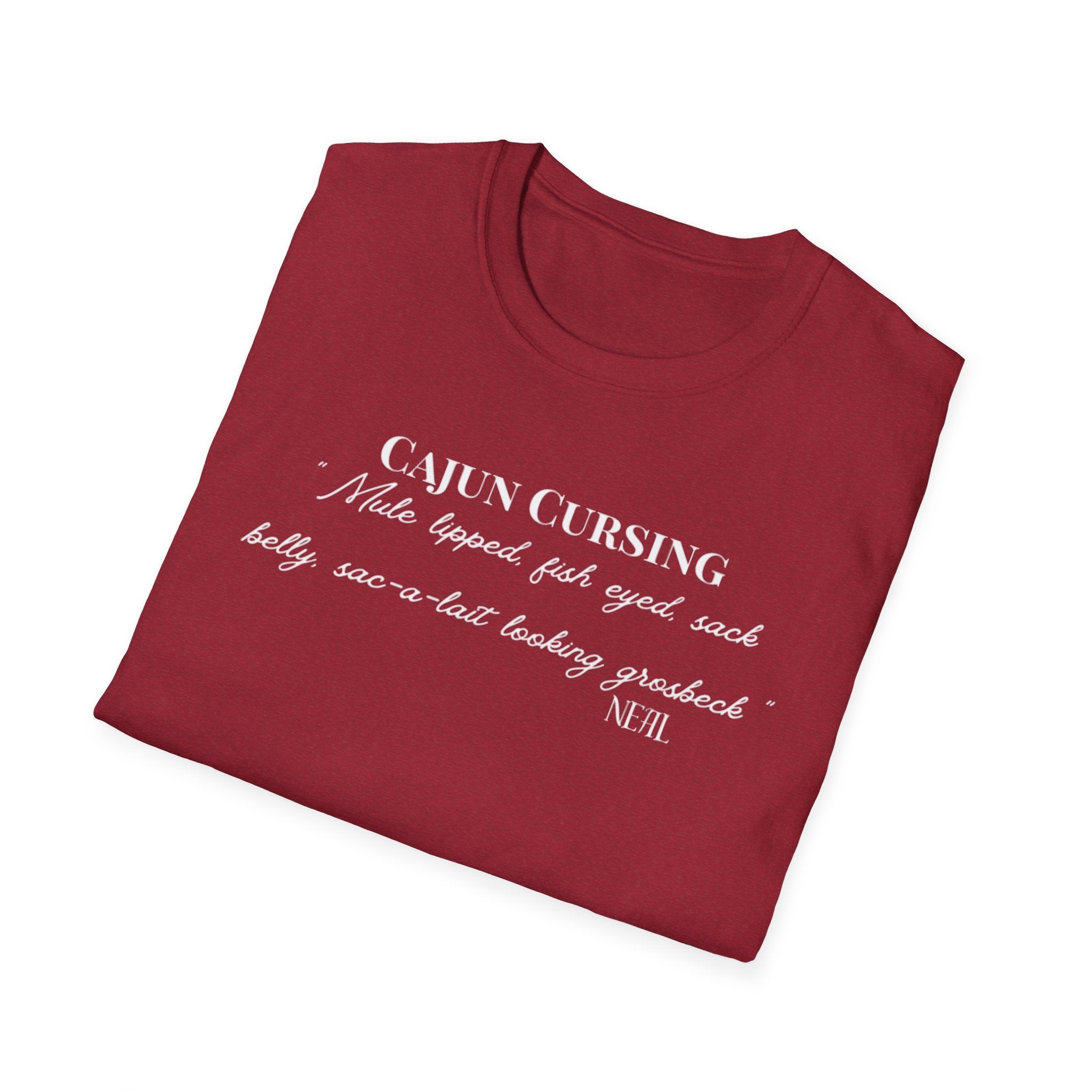 Men's Soft Tee - Relaxed Fit - Cajun Cursing