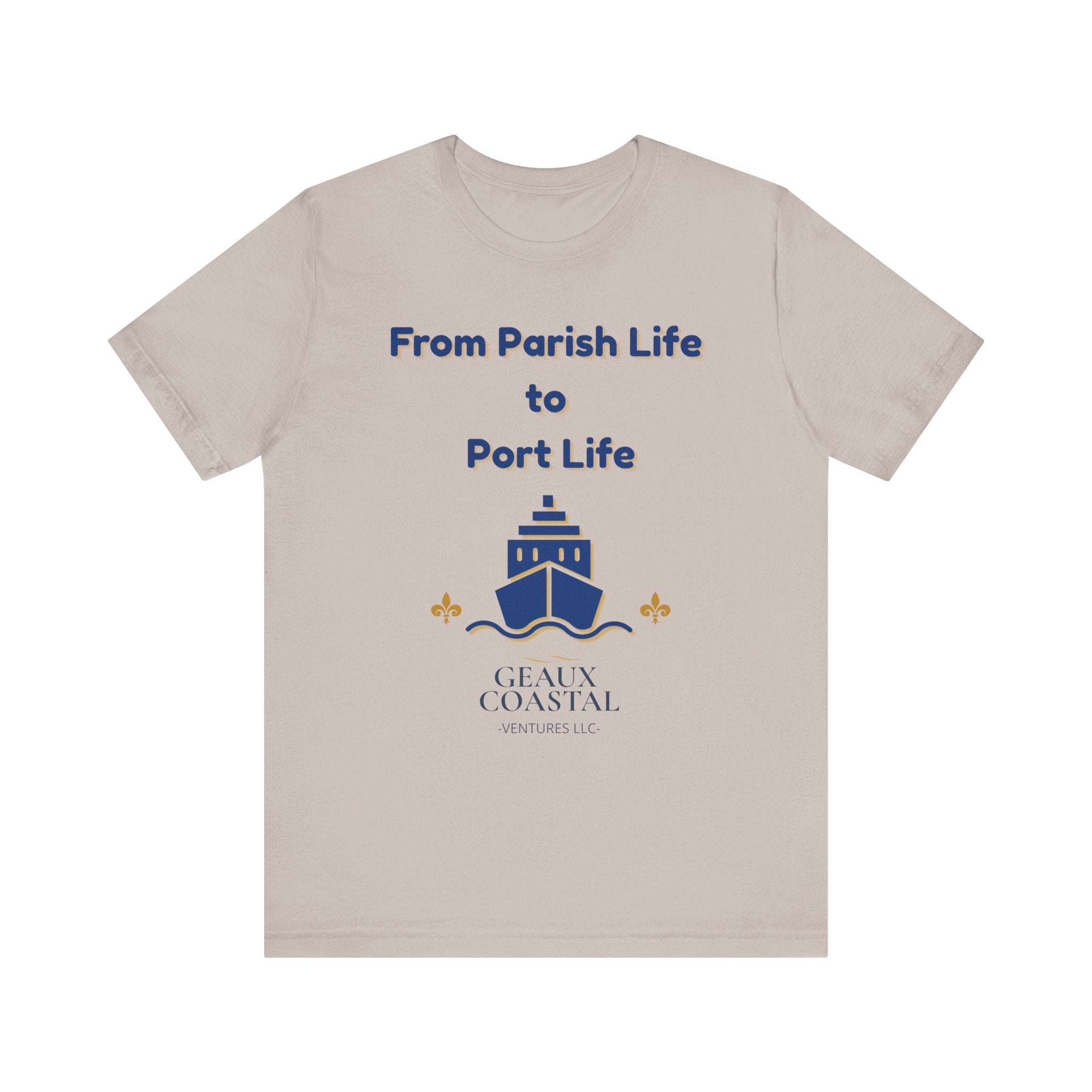 Men or Women Relaxed T Shirt - Parish and Port Cruise T Shirt