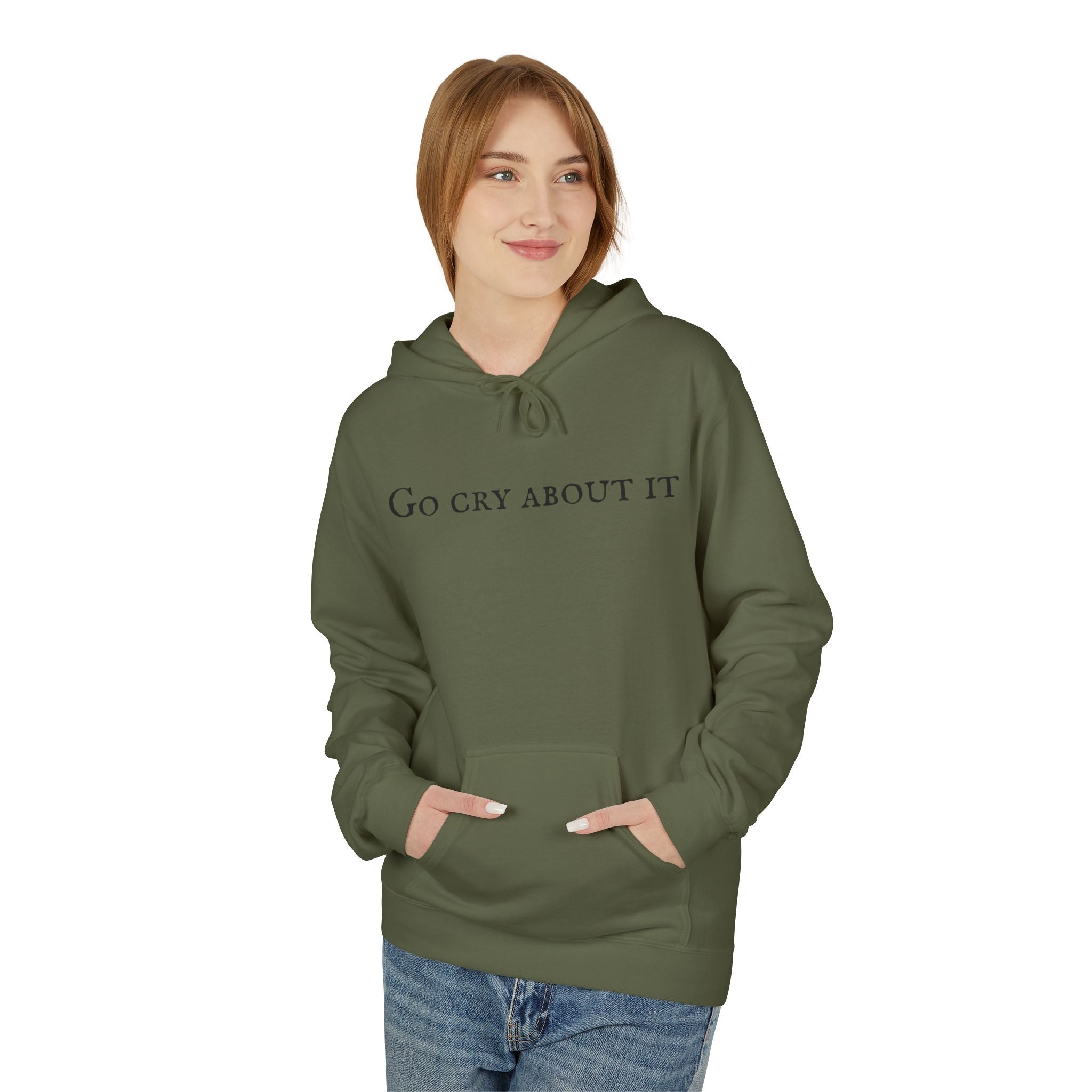 Men's Midweight Softstyle Fleece Hoodie - Go Cry About  It