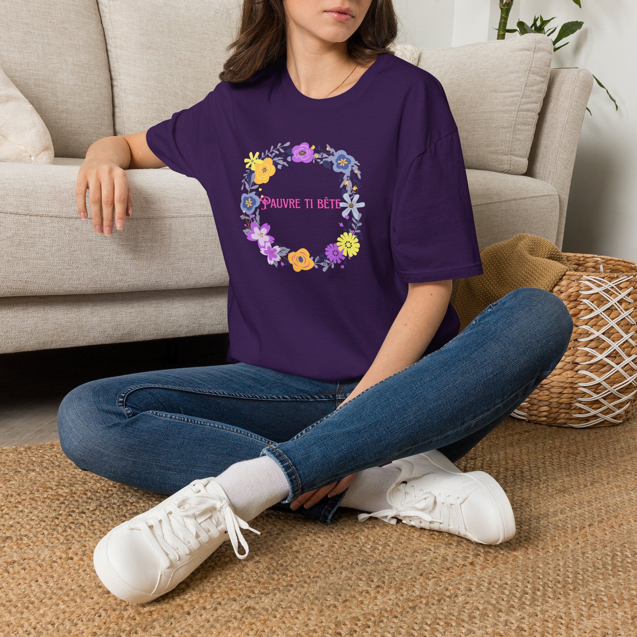 Ladies More Relaxed Soft T Shirt - Pauvre ti bête