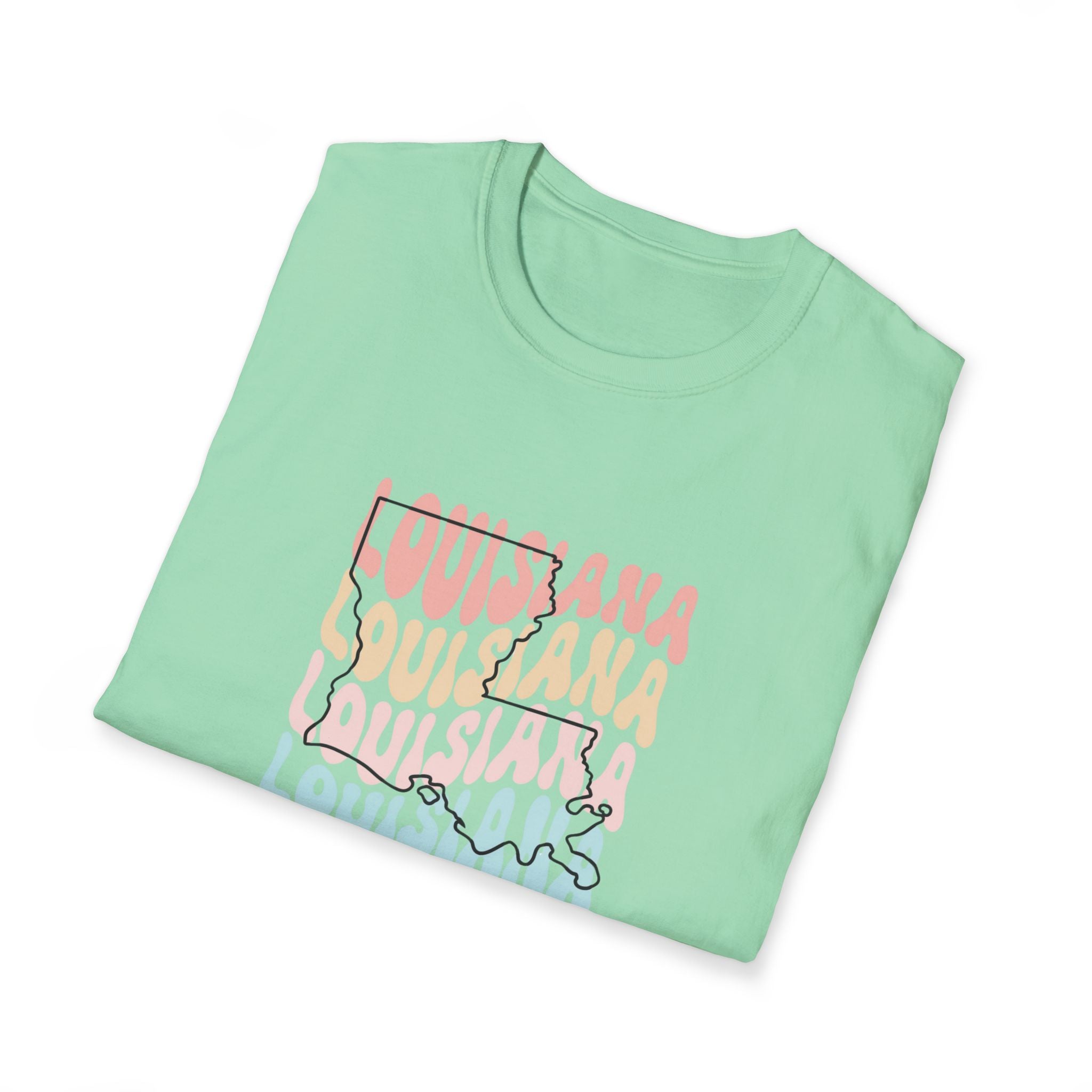 Womens Soft Relaxed Tee - Louisiana