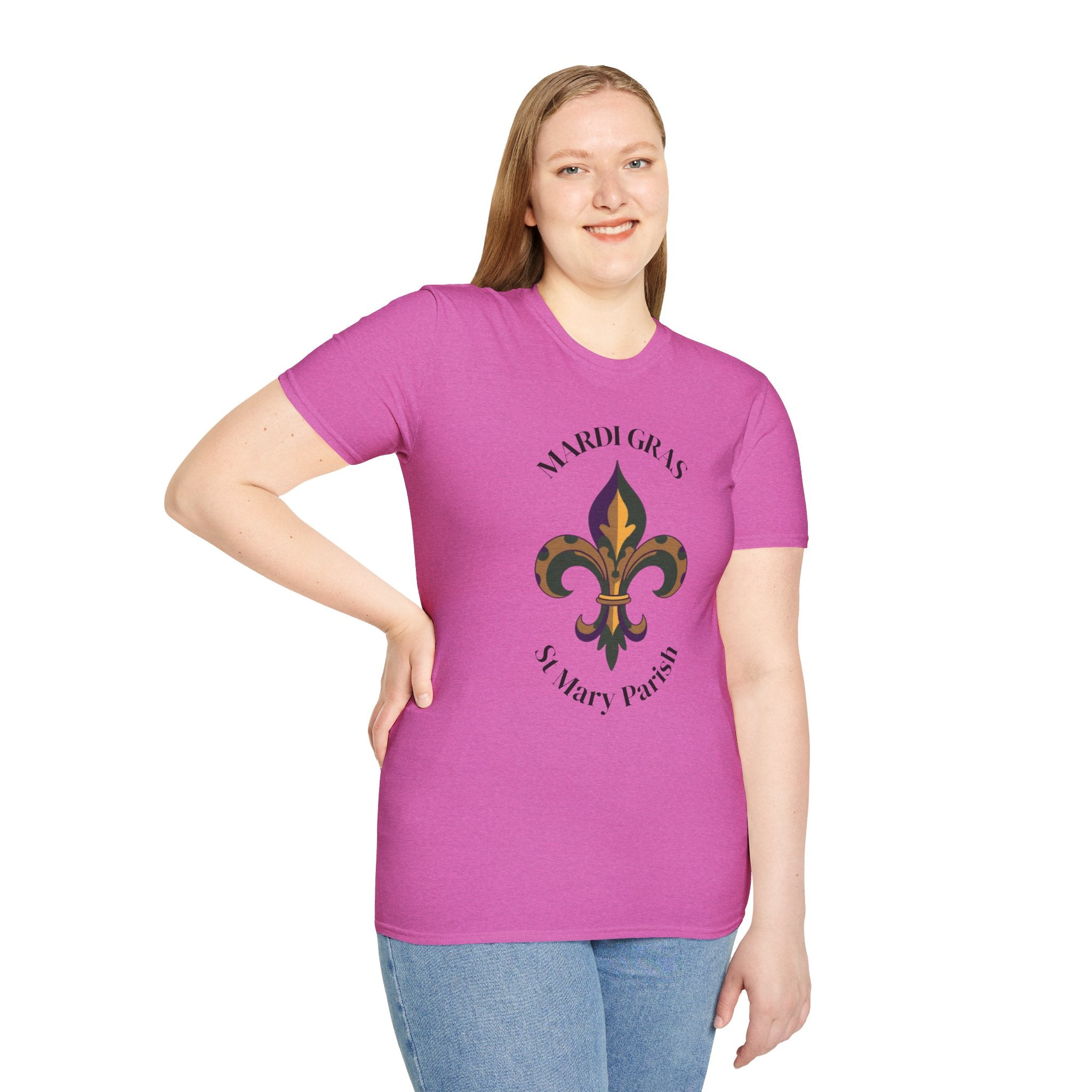 Relaxed Tee Men and Women- Mardi Gras St Mary Parish