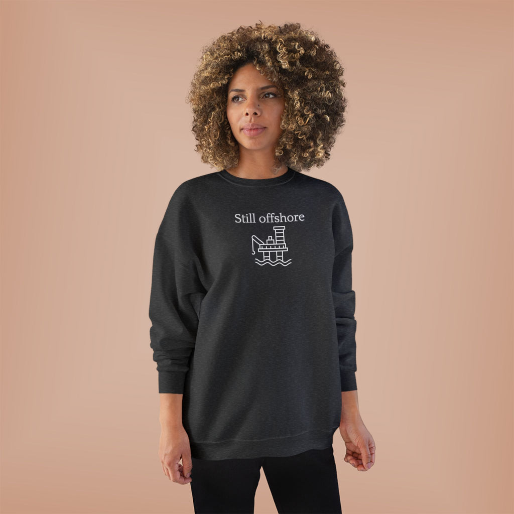Relaxed Soft Ladies Sweatshirt - He's Offshore - oilfield