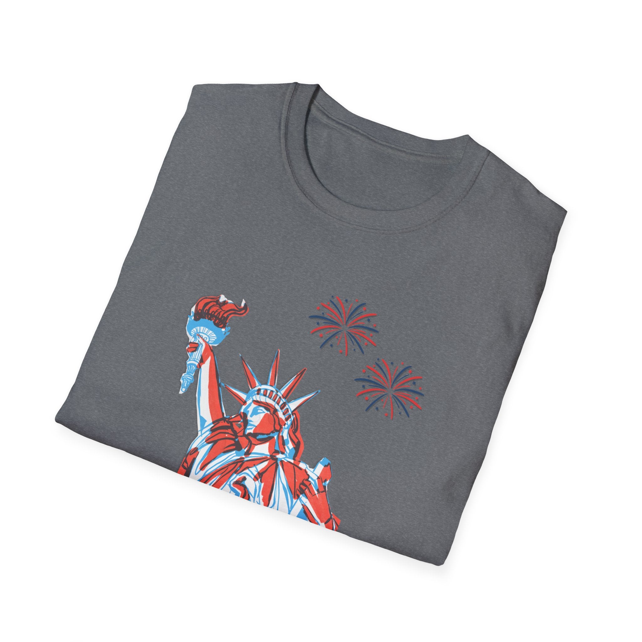 Relaxed Soft Tee- Men & Women - Statue of Liberty 250