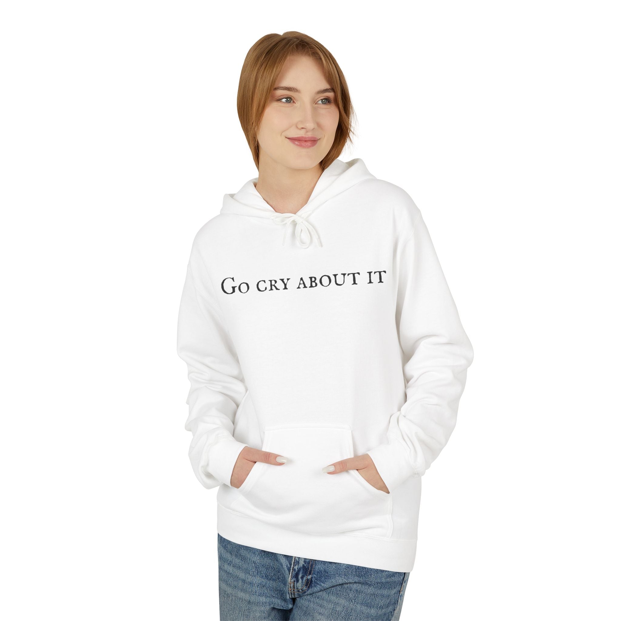 Men's Midweight Softstyle Fleece Hoodie - Go Cry About  It