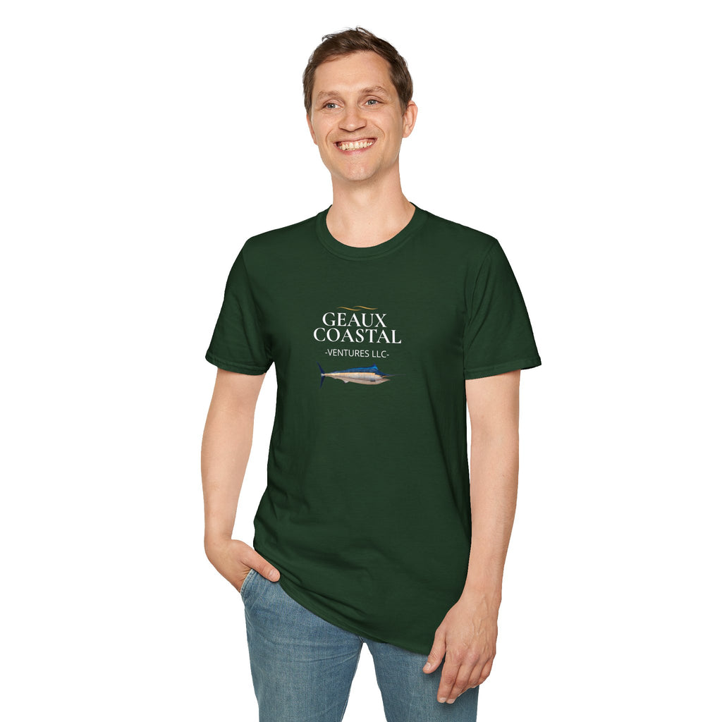 Soft Relaxed Mens Geaux Coastal Marlin Tee