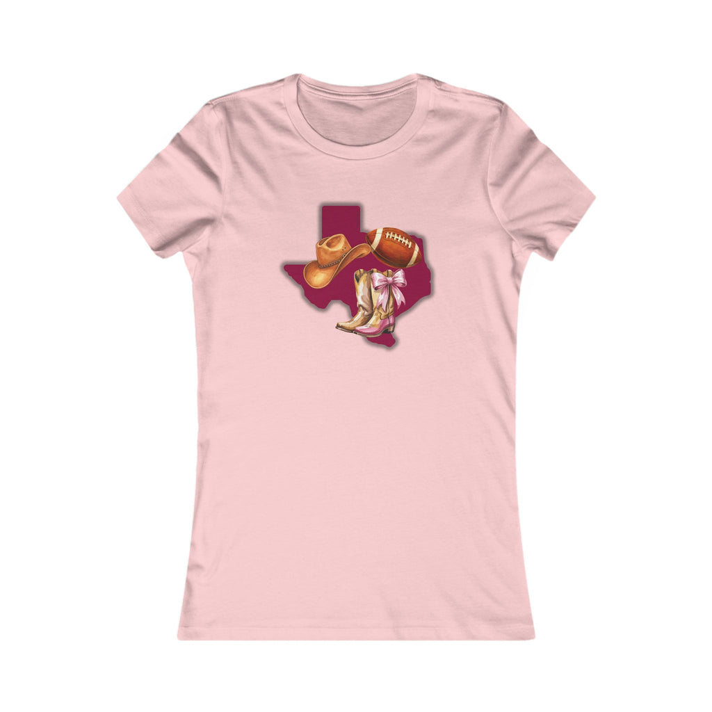 Women's Favorite Tee - Fitted and Soft "texas" "aggies" "Cowboys" "football"