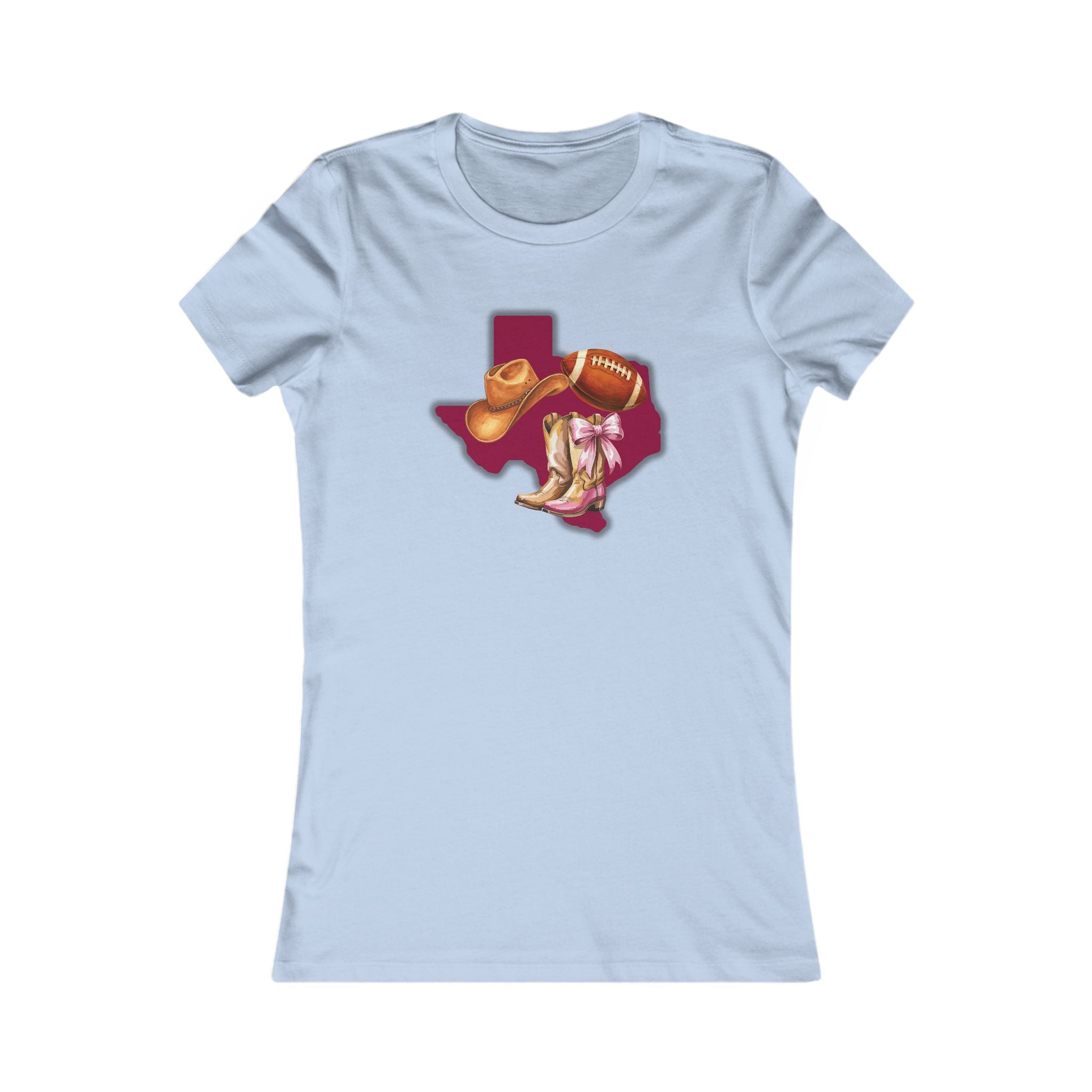 Women's Favorite Tee - Fitted and Soft "texas" "aggies" "Cowboys" "football"
