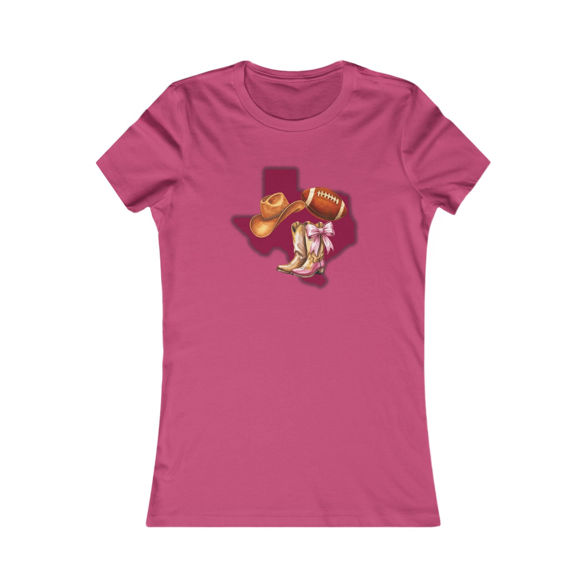 Women's Favorite Tee - Fitted and Soft "texas" "aggies" "Cowboys" "football"