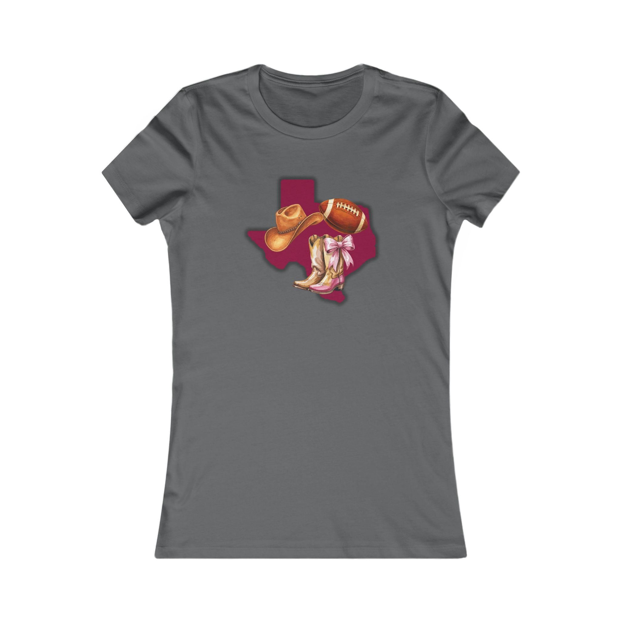 Women's Favorite Tee - Fitted and Soft "texas" "aggies" "Cowboys" "football"