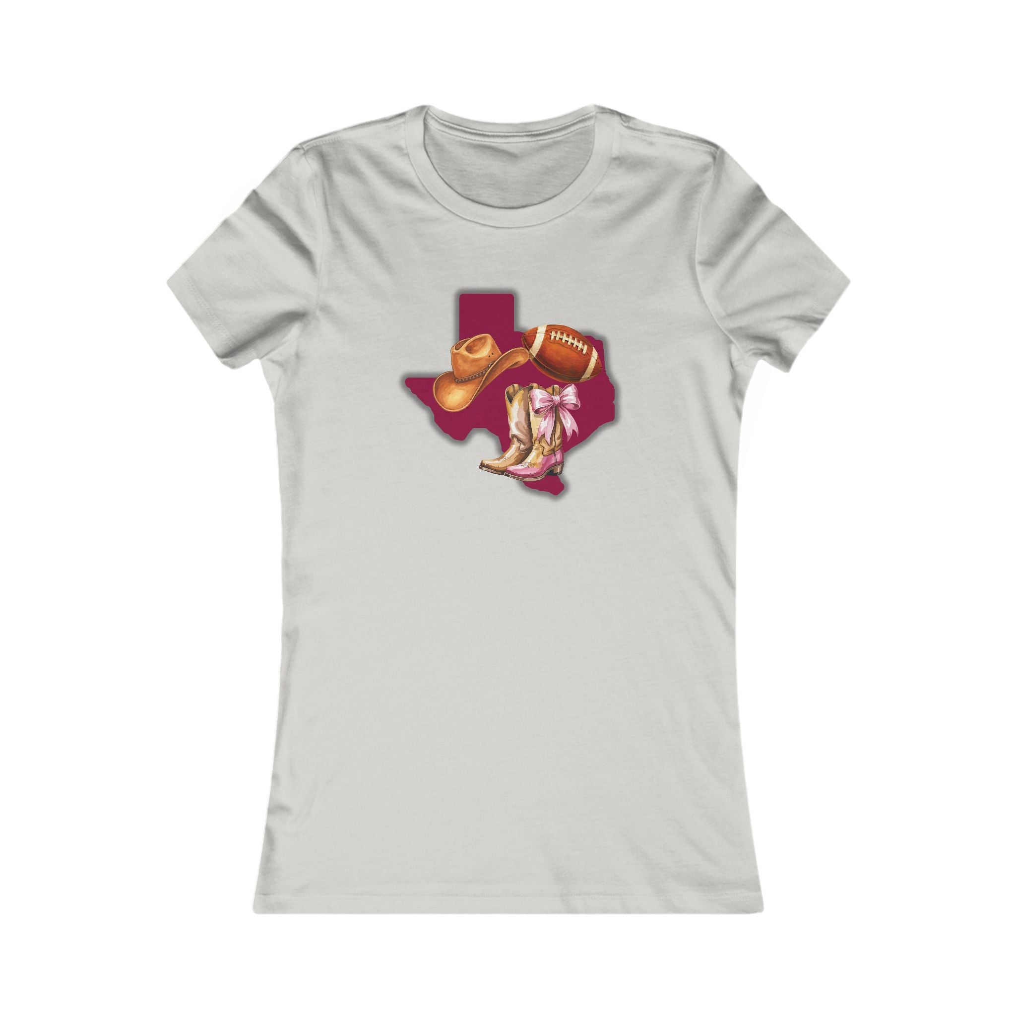 Women's Favorite Tee - Fitted and Soft "texas" "aggies" "Cowboys" "football"