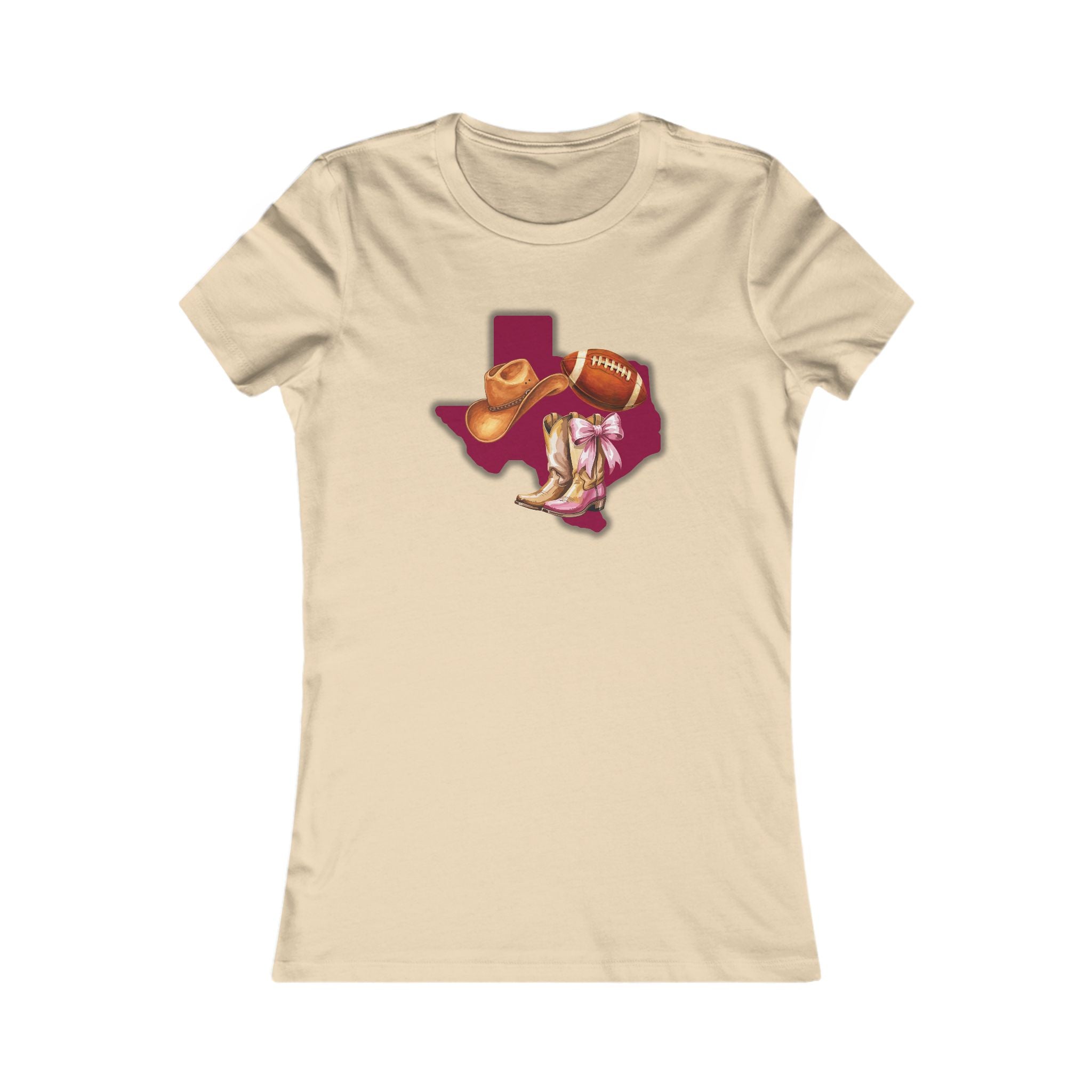 Women's Favorite Tee - Fitted and Soft "texas" "aggies" "Cowboys" "football"
