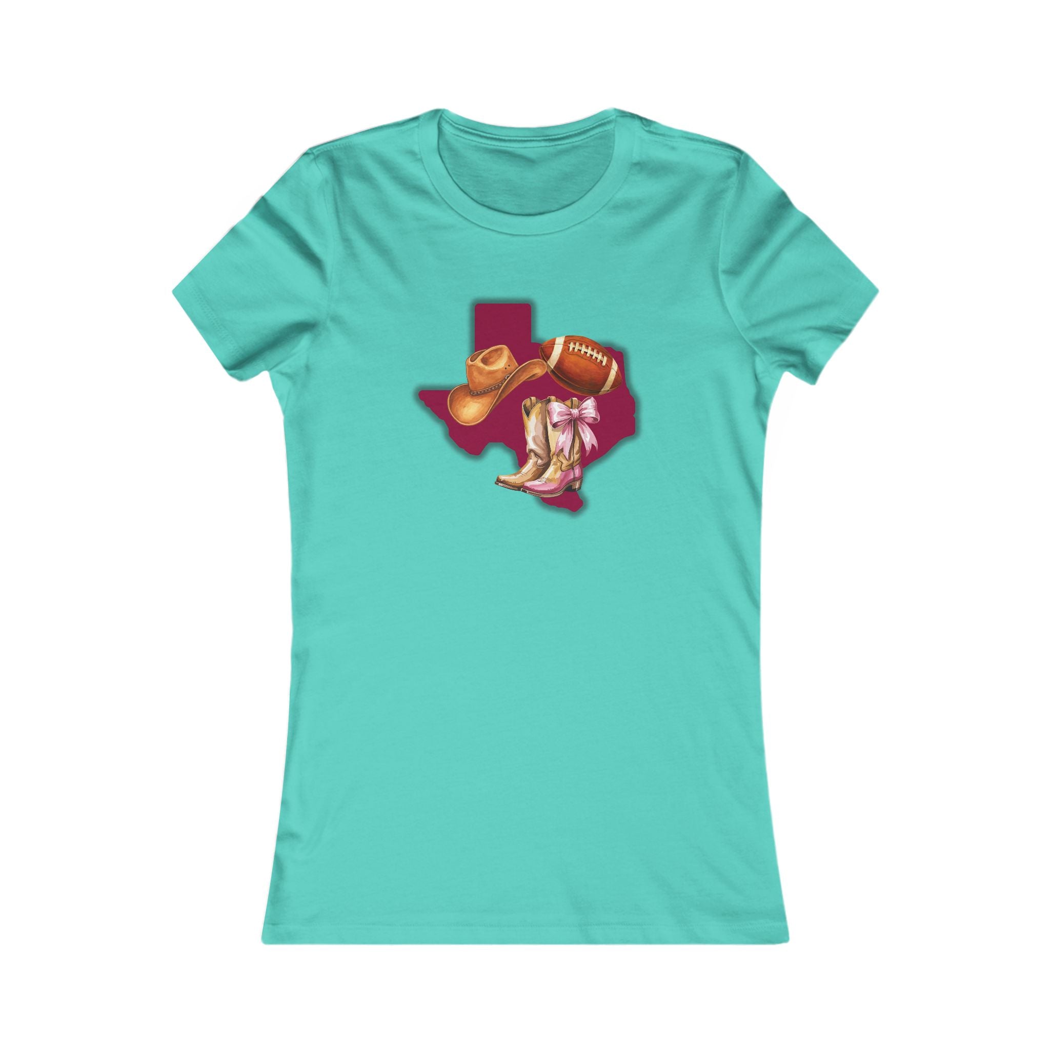 Women's Favorite Tee - Fitted and Soft "texas" "aggies" "Cowboys" "football"