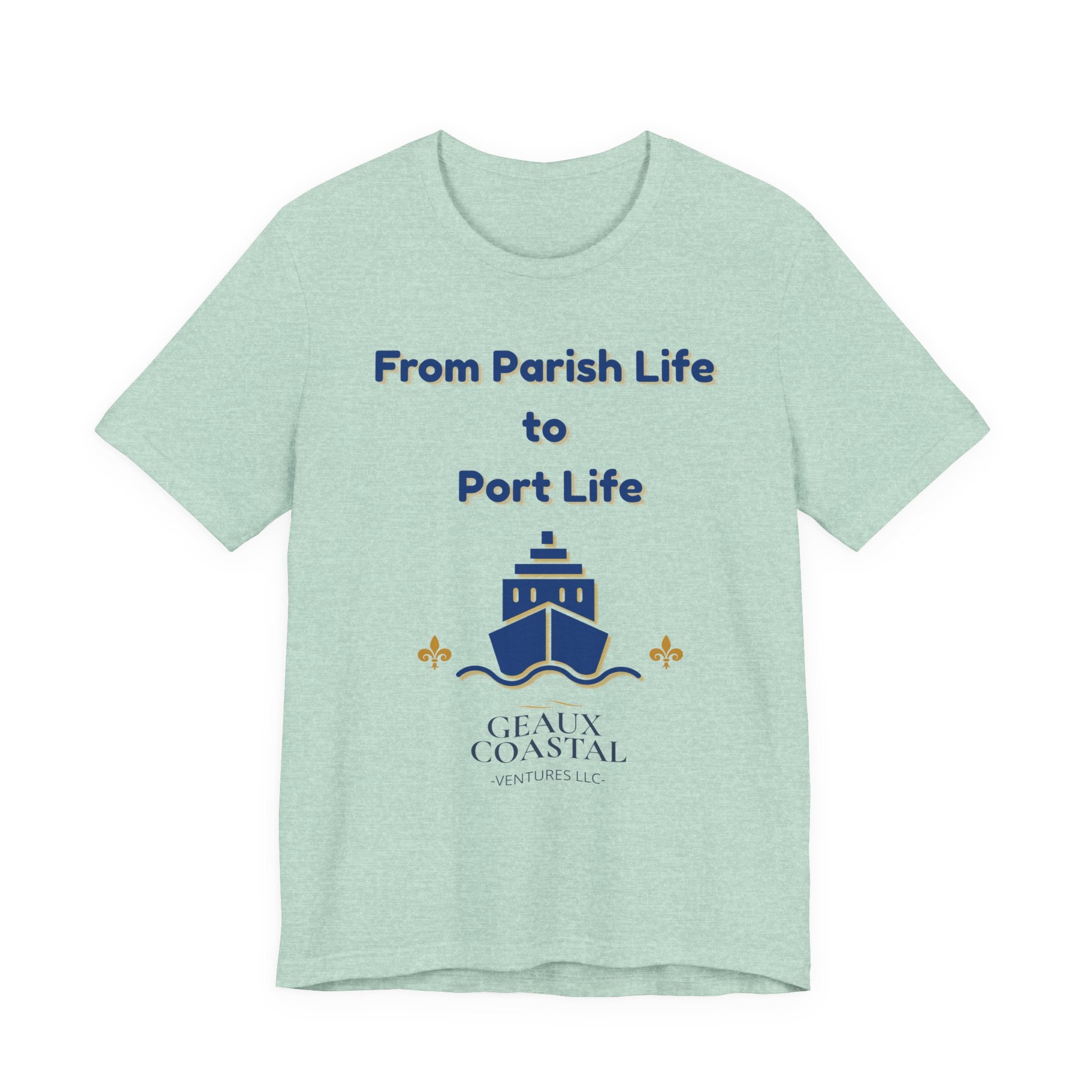 Men or Women Relaxed T Shirt - Parish and Port Cruise T Shirt